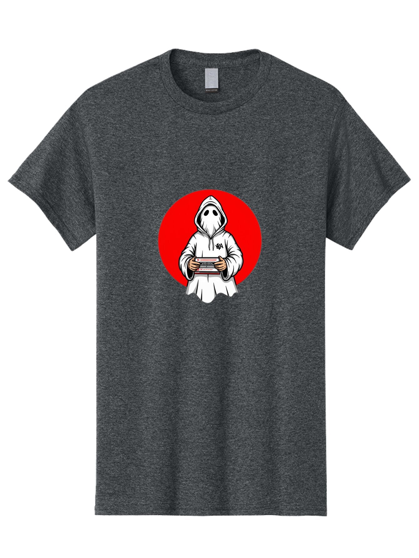 Ghost-Playing-Game Men'S Graphic Tee, 100% Cotton, Comfortable Casual Summer Wear, Machine Washable, Vintage Camera, Old Camera, Antique Camera, Black Camera, Classic Photography, Photography Equipment, Nostalgic Device, Film Camera, Bam521 4
