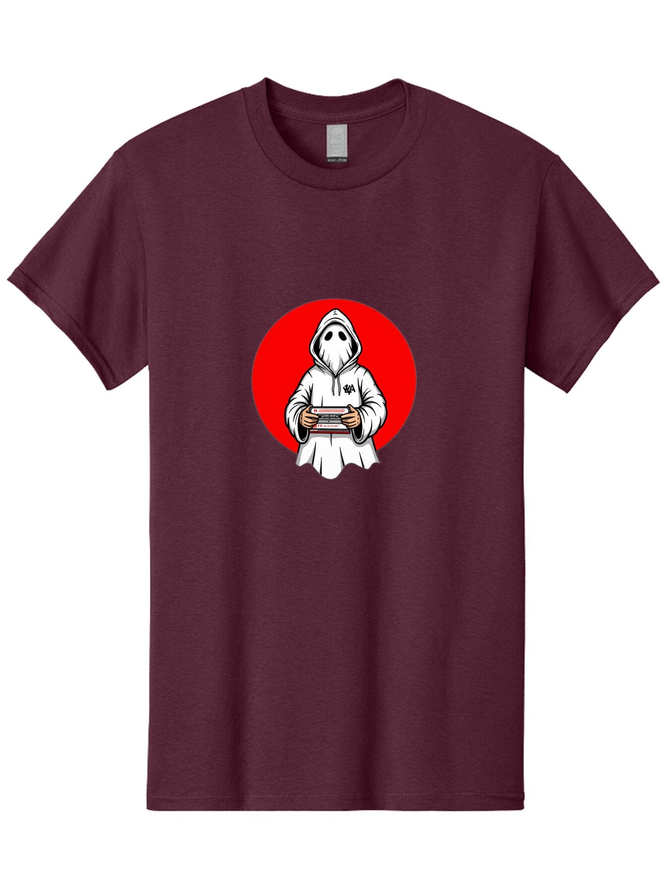 Ghost-Playing-Game Men'S Graphic Tee, 100% Cotton, Comfortable Casual Summer Wear, Machine Washable, Vintage Camera, Old Camera, Antique Camera, Black Camera, Classic Photography, Photography Equipment, Nostalgic Device, Film Camera, Bam521 10