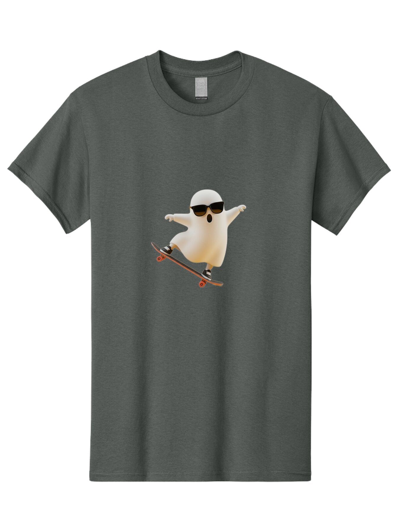 Ghost-Skateboarder-1 Men'S Graphic Tee, 100% Cotton, Comfortable Casual Summer Wear, Machine Washable, Vintage Camera, Old Camera, Antique Camera, Black Camera, Classic Photography, Photography Equipment, Nostalgic Device, Film Camera, Bam523 11