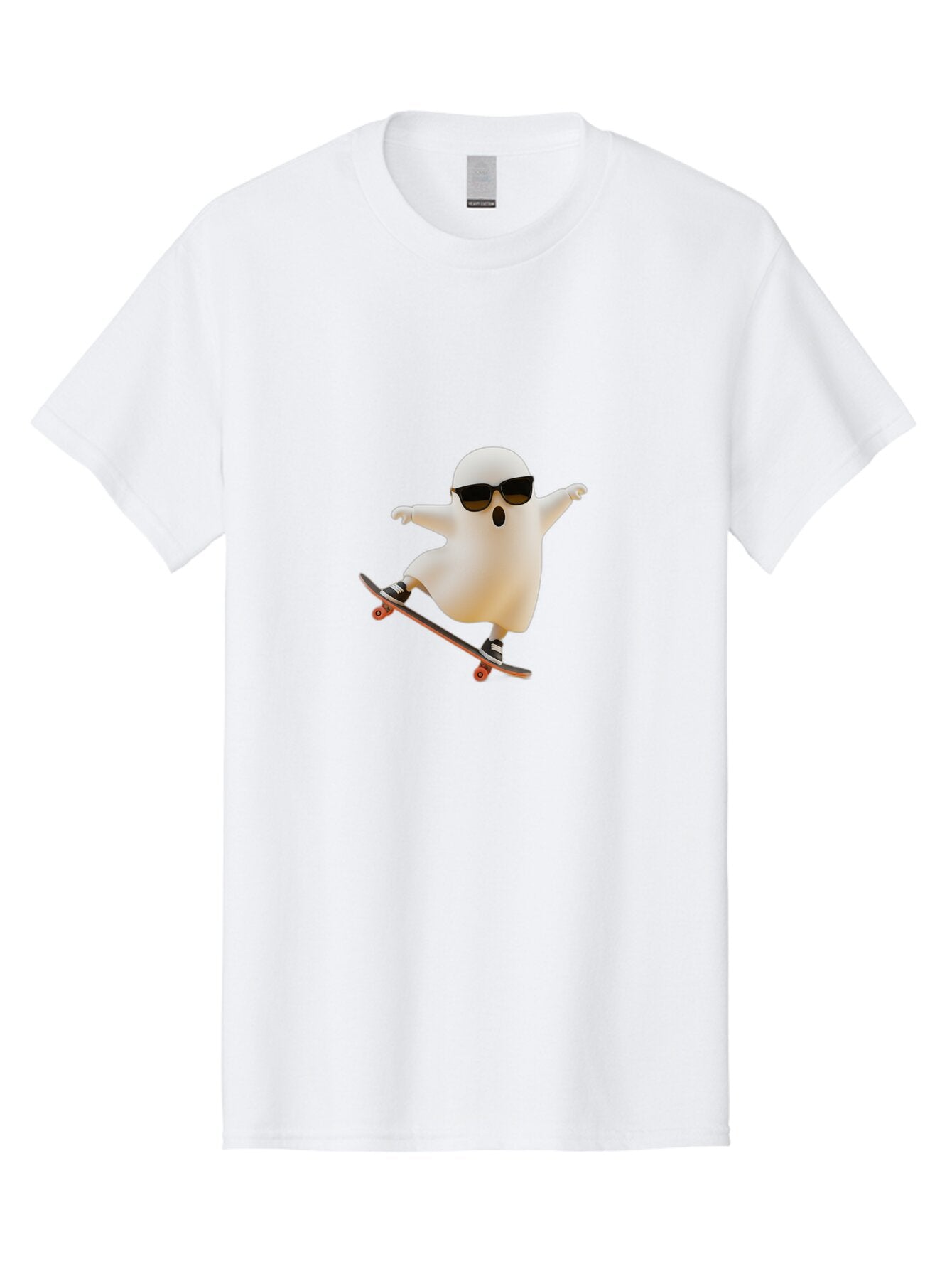 Ghost-Skateboarder-1 Men'S Graphic Tee, 100% Cotton, Comfortable Casual Summer Wear, Machine Washable, Vintage Camera, Old Camera, Antique Camera, Black Camera, Classic Photography, Photography Equipment, Nostalgic Device, Film Camera, Bam523 13