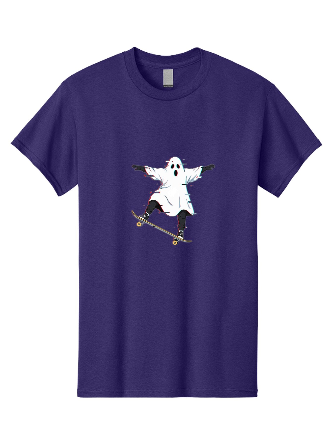 Ghost-Skateboarder-3 Men'S Graphic Tee, 100% Cotton, Comfortable Casual Summer Wear, Machine Washable, Vintage Camera, Old Camera, Antique Camera, Black Camera, Classic Photography, Photography Equipment, Nostalgic Device, Film Camera, Bam525 12