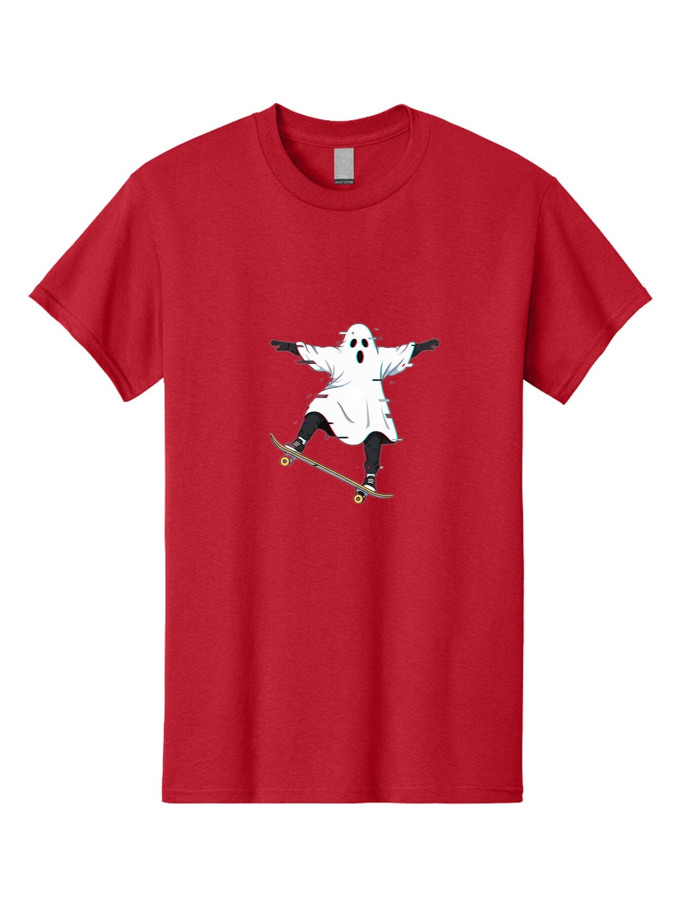 Ghost-Skateboarder-3 Men'S Graphic Tee, 100% Cotton, Comfortable Casual Summer Wear, Machine Washable, Vintage Camera, Old Camera, Antique Camera, Black Camera, Classic Photography, Photography Equipment, Nostalgic Device, Film Camera, Bam525 11