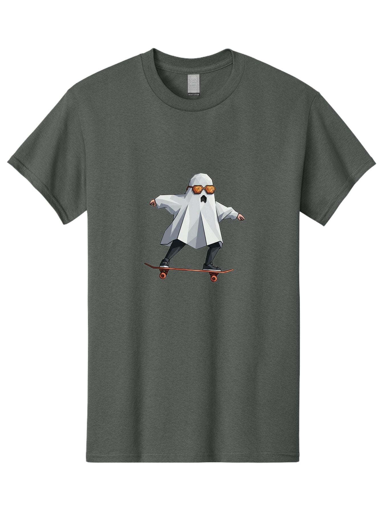 Ghost-Skateboarder-4 Men'S Graphic Tee, 100% Cotton, Comfortable Casual Summer Wear, Machine Washable, Vintage Camera, Old Camera, Antique Camera, Black Camera, Classic Photography, Photography Equipment, Nostalgic Device, Film Camera, Bam526 12
