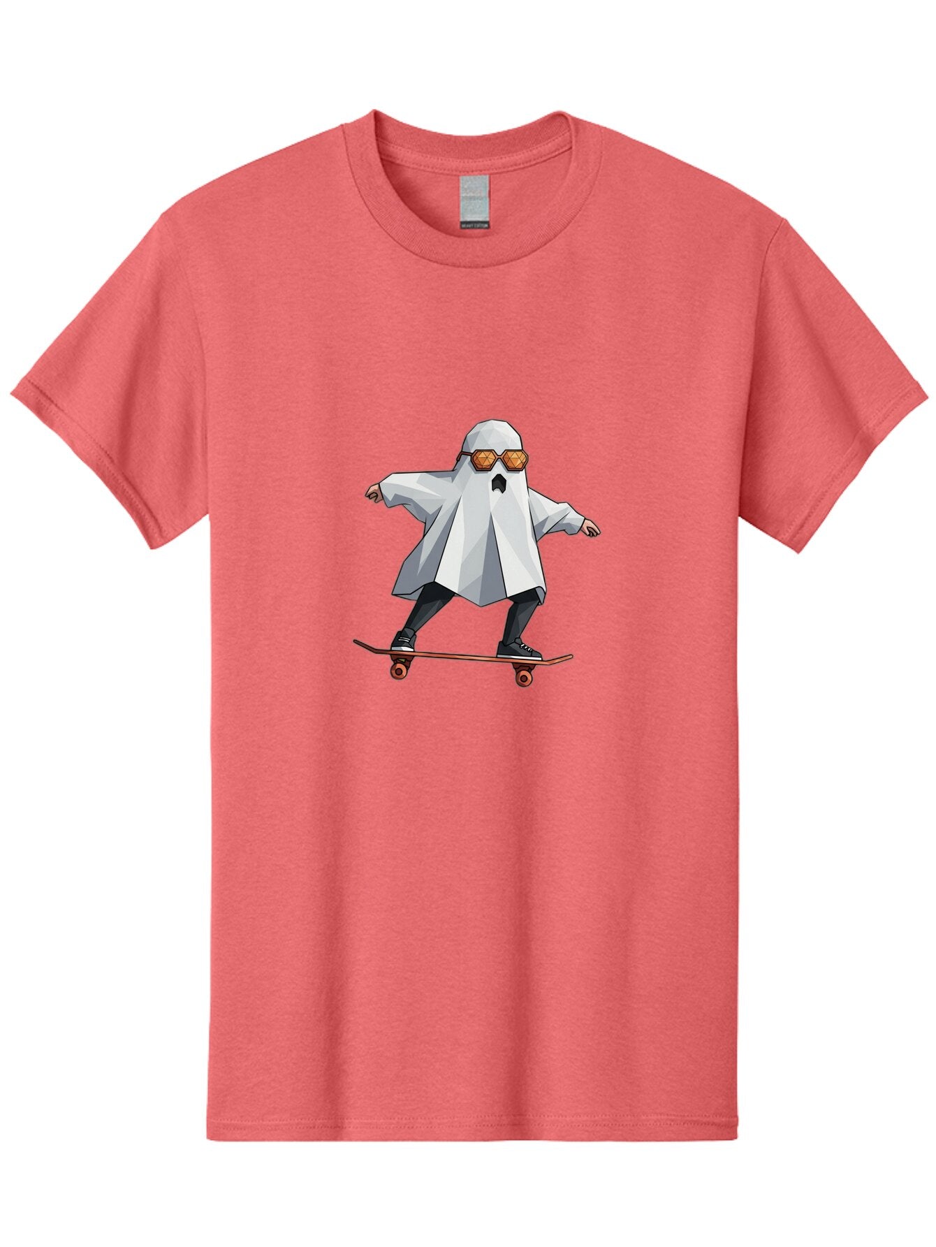 Ghost-Skateboarder-4 Men'S Graphic Tee, 100% Cotton, Comfortable Casual Summer Wear, Machine Washable, Vintage Camera, Old Camera, Antique Camera, Black Camera, Classic Photography, Photography Equipment, Nostalgic Device, Film Camera, Bam526 7