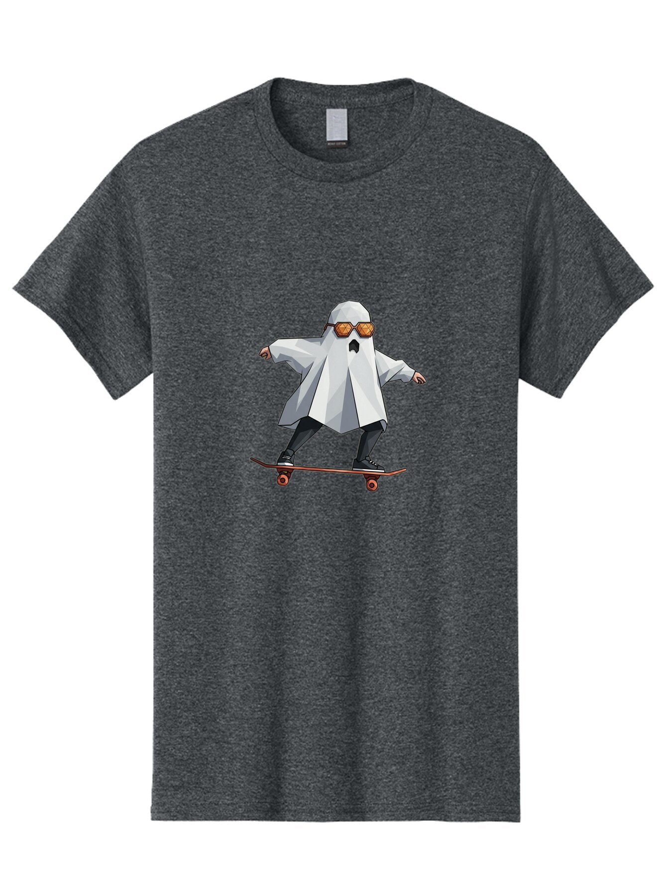 Ghost-Skateboarder-4 Men'S Graphic Tee, 100% Cotton, Comfortable Casual Summer Wear, Machine Washable, Vintage Camera, Old Camera, Antique Camera, Black Camera, Classic Photography, Photography Equipment, Nostalgic Device, Film Camera, Bam526 3