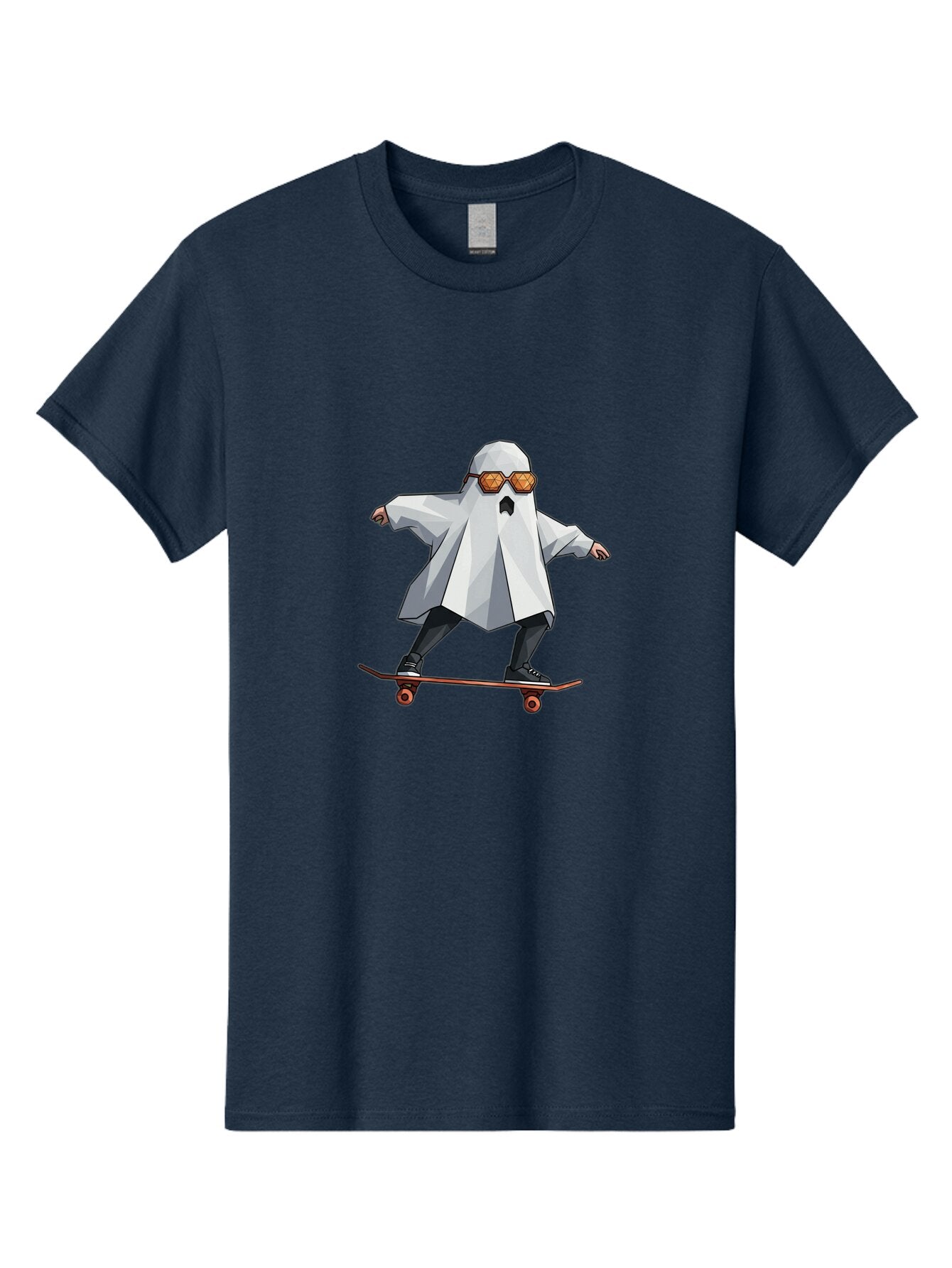Ghost-Skateboarder-4 Men'S Graphic Tee, 100% Cotton, Comfortable Casual Summer Wear, Machine Washable, Vintage Camera, Old Camera, Antique Camera, Black Camera, Classic Photography, Photography Equipment, Nostalgic Device, Film Camera, Bam526 4