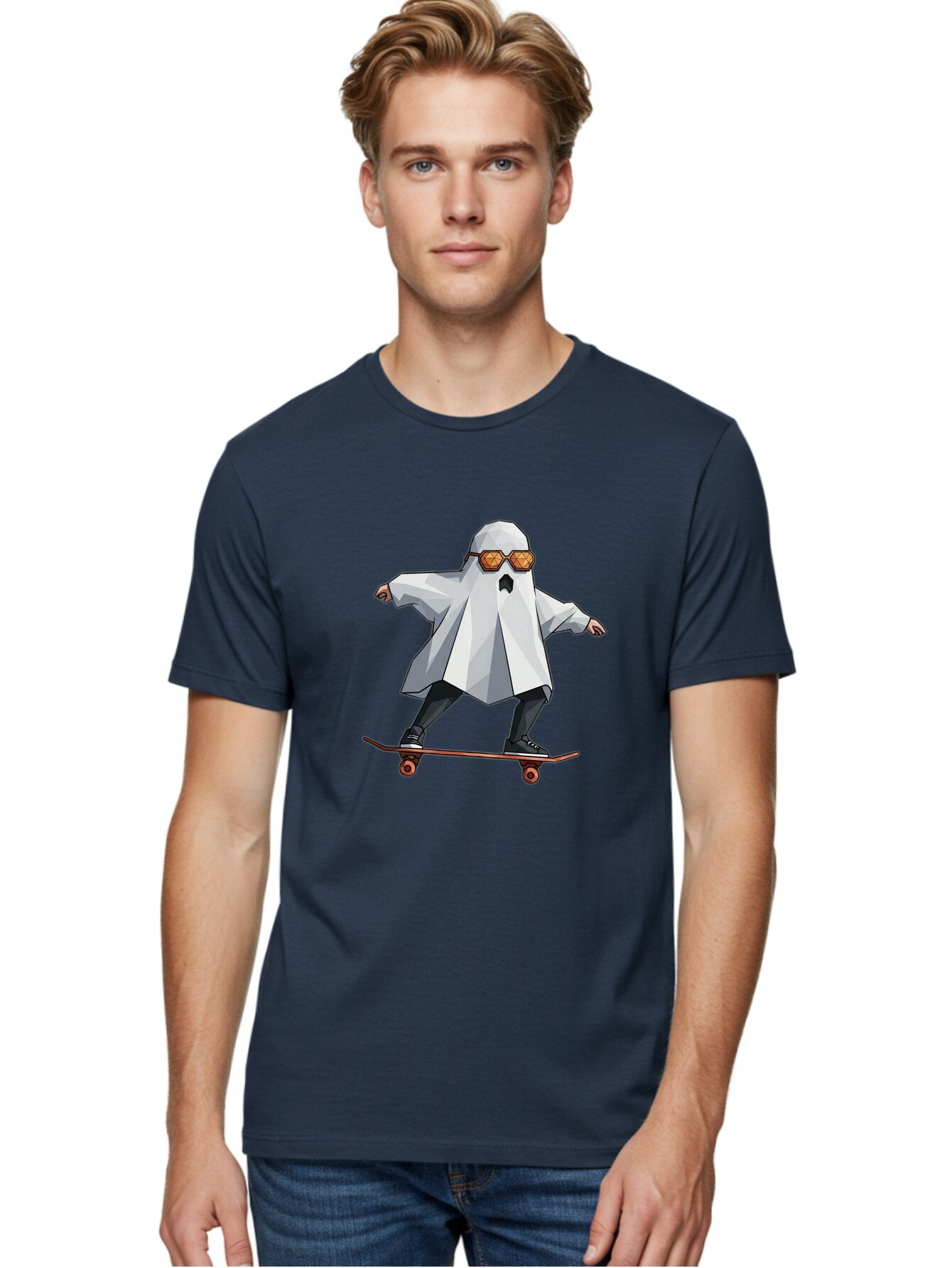 Ghost-Skateboarder-4 Men'S Graphic Tee, 100% Cotton, Comfortable Casual Summer Wear, Machine Washable, Vintage Camera, Old Camera, Antique Camera, Black Camera, Classic Photography, Photography Equipment, Nostalgic Device, Film Camera, Bam526 18