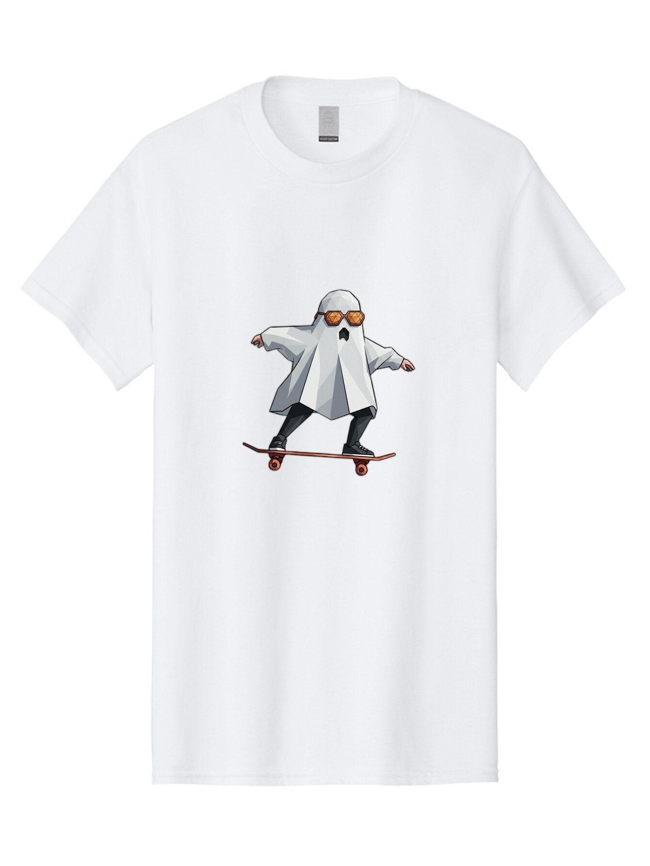 Ghost-Skateboarder-4 Men'S Graphic Tee, 100% Cotton, Comfortable Casual Summer Wear, Machine Washable, Vintage Camera, Old Camera, Antique Camera, Black Camera, Classic Photography, Photography Equipment, Nostalgic Device, Film Camera, Bam526 11