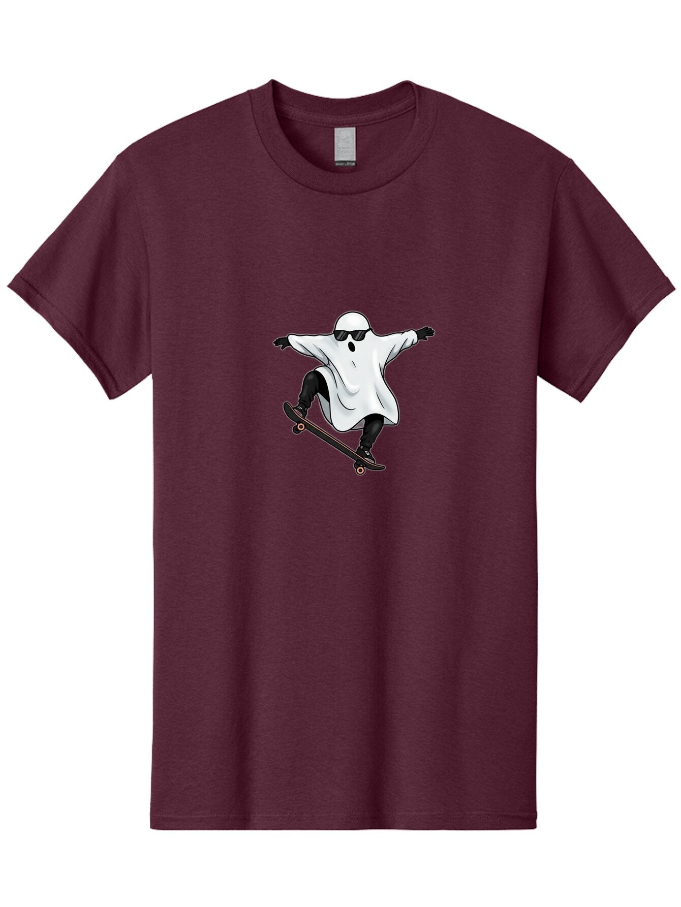 Ghost-Skateboarder Men'S Graphic Tee, 100% Cotton, Comfortable Casual Summer Wear, Machine Washable, Vintage Camera, Old Camera, Antique Camera, Black Camera, Classic Photography, Photography Equipment, Nostalgic Device, Film Camera, Bam527 10