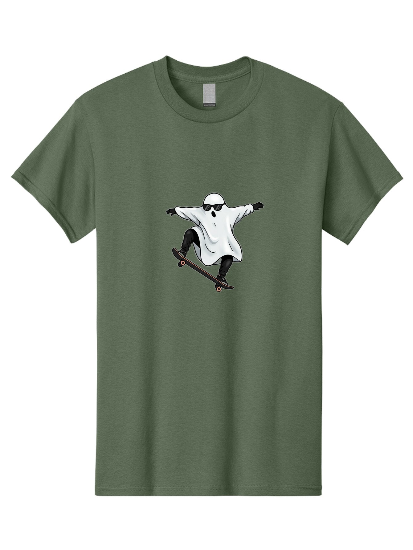 Ghost-Skateboarder Men'S Graphic Tee, 100% Cotton, Comfortable Casual Summer Wear, Machine Washable, Vintage Camera, Old Camera, Antique Camera, Black Camera, Classic Photography, Photography Equipment, Nostalgic Device, Film Camera, Bam527