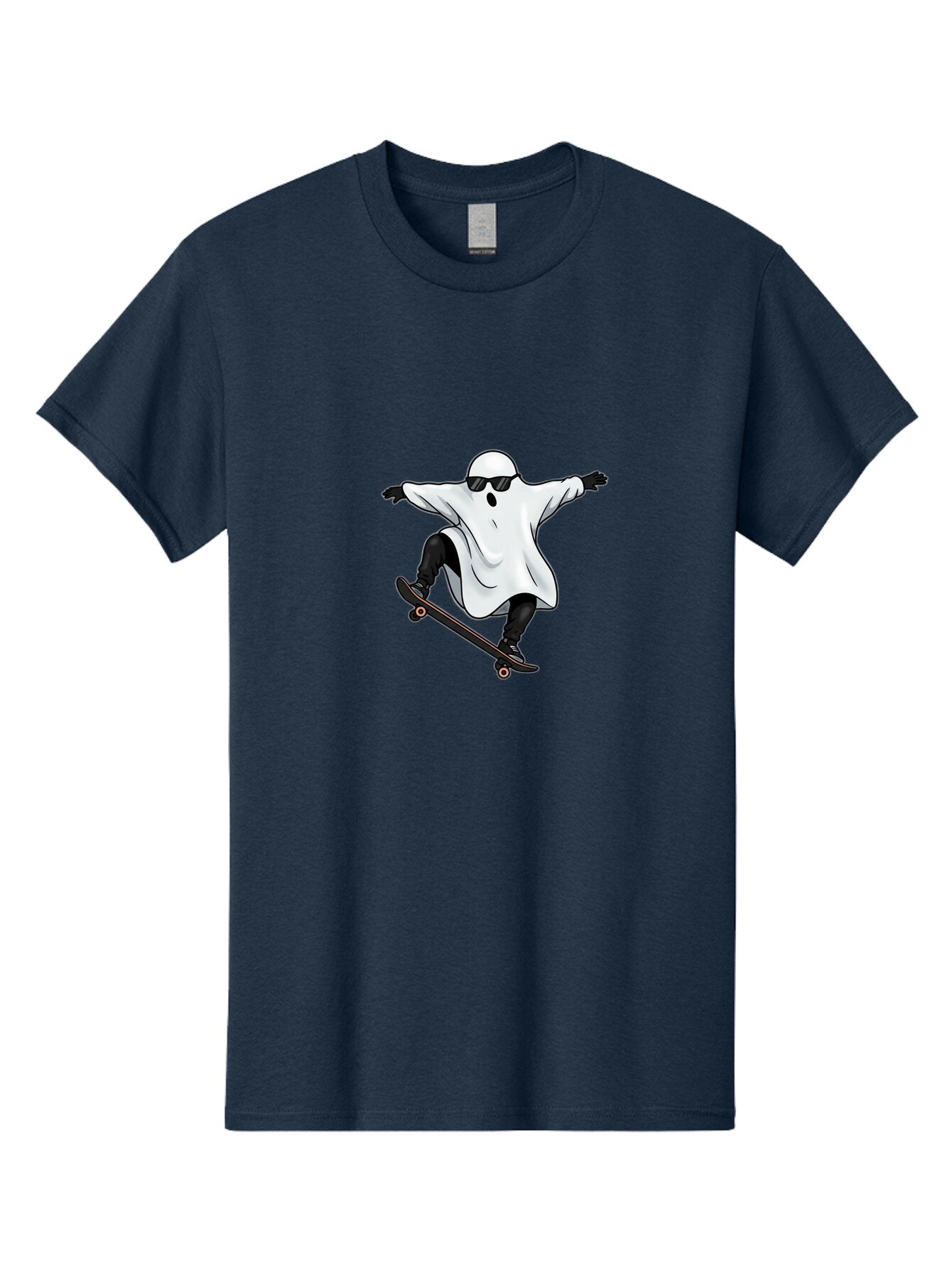 Ghost-Skateboarder Men'S Graphic Tee, 100% Cotton, Comfortable Casual Summer Wear, Machine Washable, Vintage Camera, Old Camera, Antique Camera, Black Camera, Classic Photography, Photography Equipment, Nostalgic Device, Film Camera, Bam527
