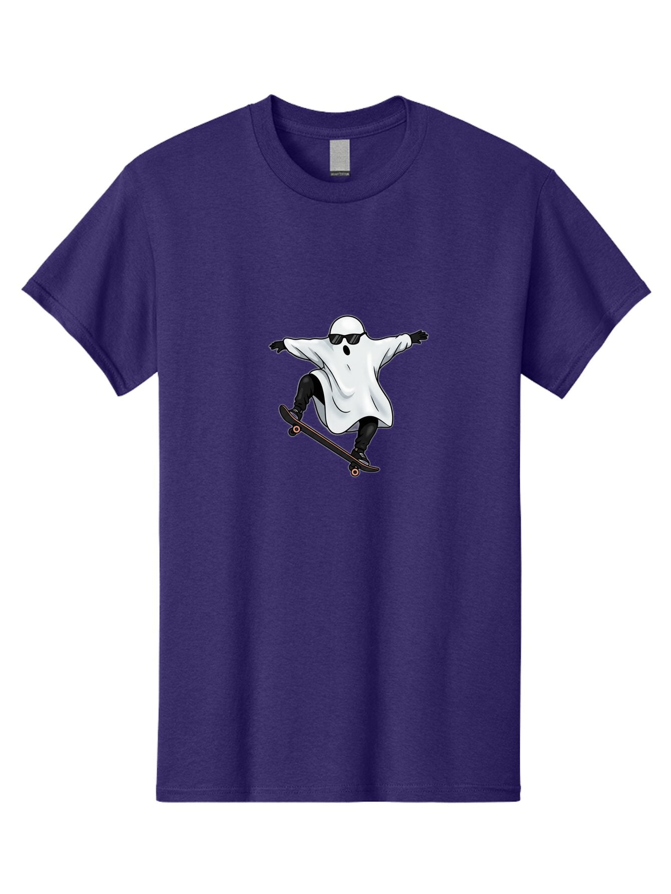 Ghost-Skateboarder Men'S Graphic Tee, 100% Cotton, Comfortable Casual Summer Wear, Machine Washable, Vintage Camera, Old Camera, Antique Camera, Black Camera, Classic Photography, Photography Equipment, Nostalgic Device, Film Camera, Bam527 5