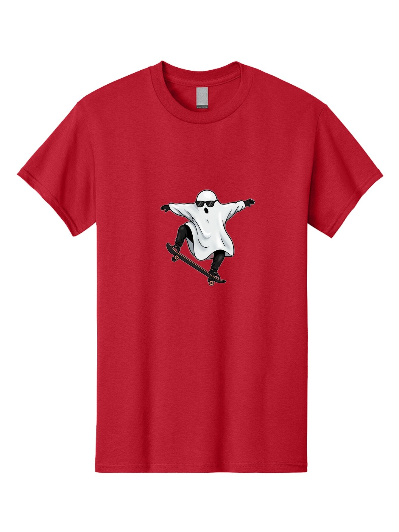 Ghost-Skateboarder Men'S Graphic Tee, 100% Cotton, Comfortable Casual Summer Wear, Machine Washable, Vintage Camera, Old Camera, Antique Camera, Black Camera, Classic Photography, Photography Equipment, Nostalgic Device, Film Camera, Bam527 8