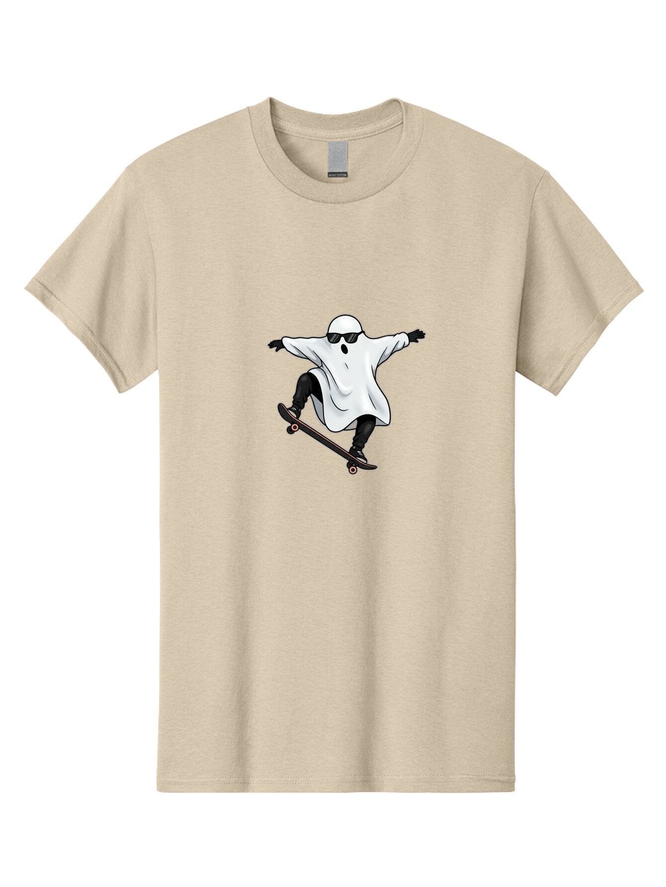Ghost-Skateboarder Men'S Graphic Tee, 100% Cotton, Comfortable Casual Summer Wear, Machine Washable, Vintage Camera, Old Camera, Antique Camera, Black Camera, Classic Photography, Photography Equipment, Nostalgic Device, Film Camera, Bam527 3