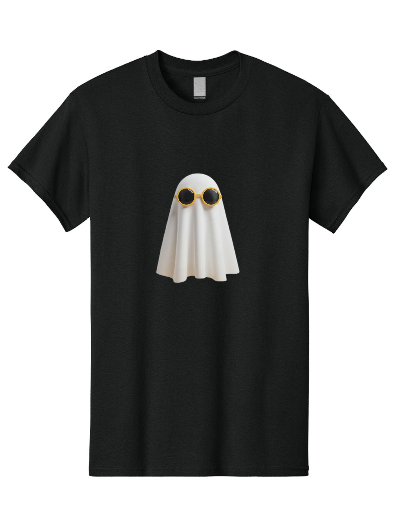 Ghost-Sunglasses-1 Men'S Graphic Tee, 100% Cotton, Comfortable Casual Summer Wear, Machine Washable, Vintage Camera, Old Camera, Antique Camera, Black Camera, Classic Photography, Photography Equipment, Nostalgic Device, Film Camera, Bam528