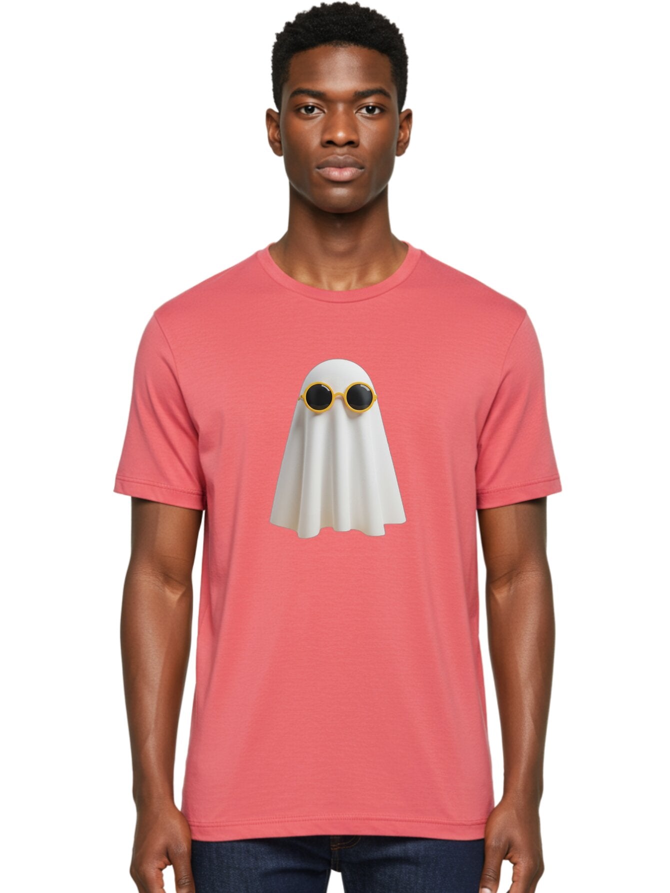 Ghost-Sunglasses-1 Men'S Graphic Tee, 100% Cotton, Comfortable Casual Summer Wear, Machine Washable, Vintage Camera, Old Camera, Antique Camera, Black Camera, Classic Photography, Photography Equipment, Nostalgic Device, Film Camera, Bam528 28