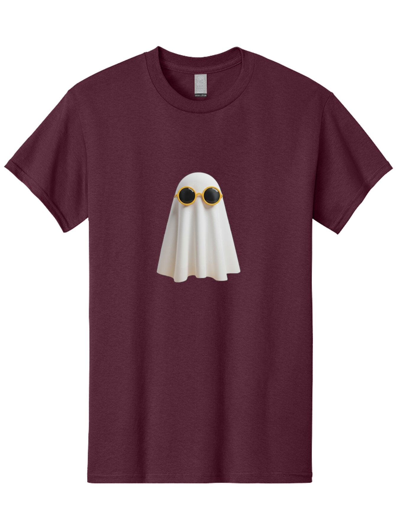Ghost-Sunglasses-1 Men'S Graphic Tee, 100% Cotton, Comfortable Casual Summer Wear, Machine Washable, Vintage Camera, Old Camera, Antique Camera, Black Camera, Classic Photography, Photography Equipment, Nostalgic Device, Film Camera, Bam528 11