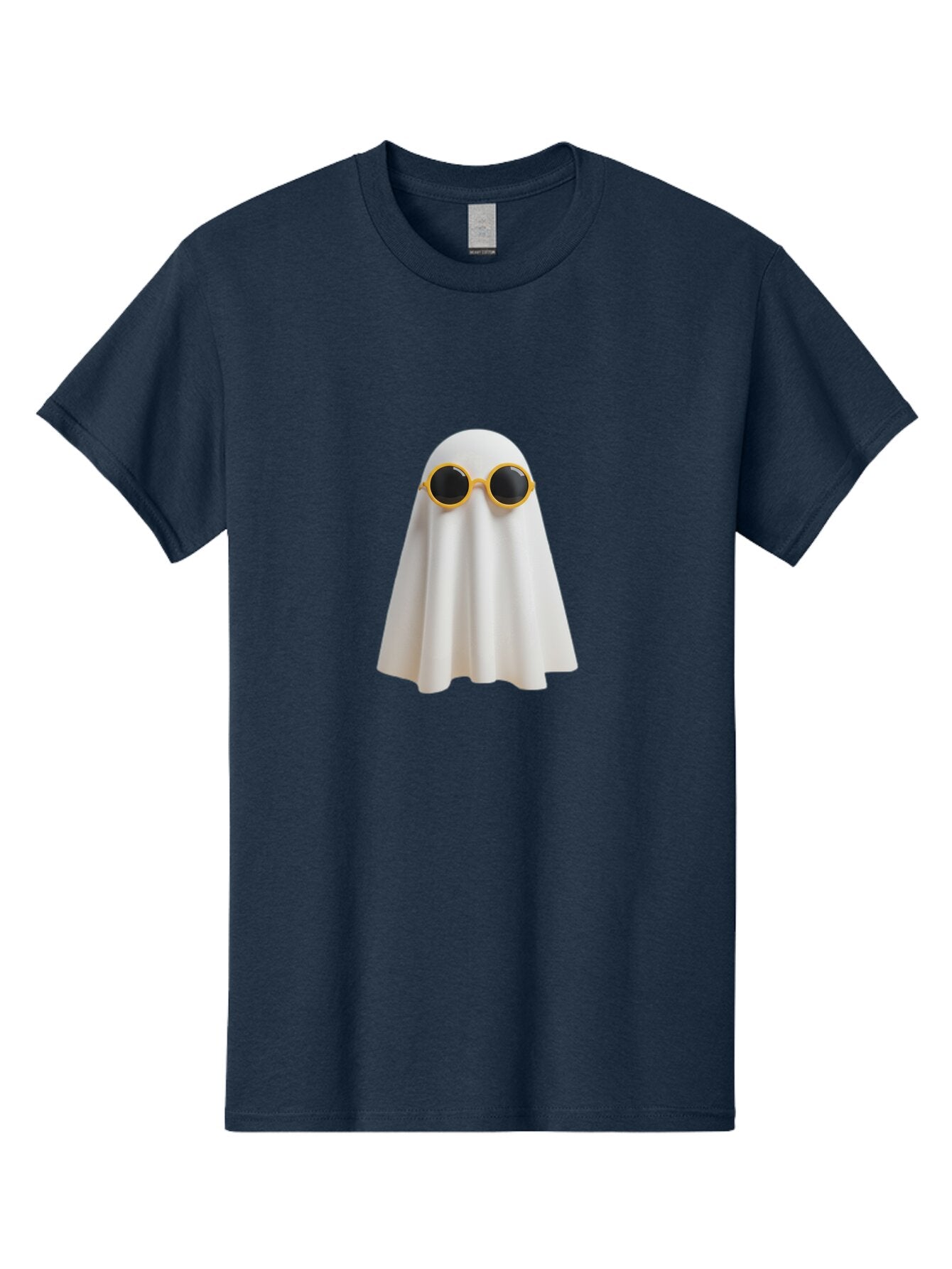 Ghost-Sunglasses-1 Men'S Graphic Tee, 100% Cotton, Comfortable Casual Summer Wear, Machine Washable, Vintage Camera, Old Camera, Antique Camera, Black Camera, Classic Photography, Photography Equipment, Nostalgic Device, Film Camera, Bam528