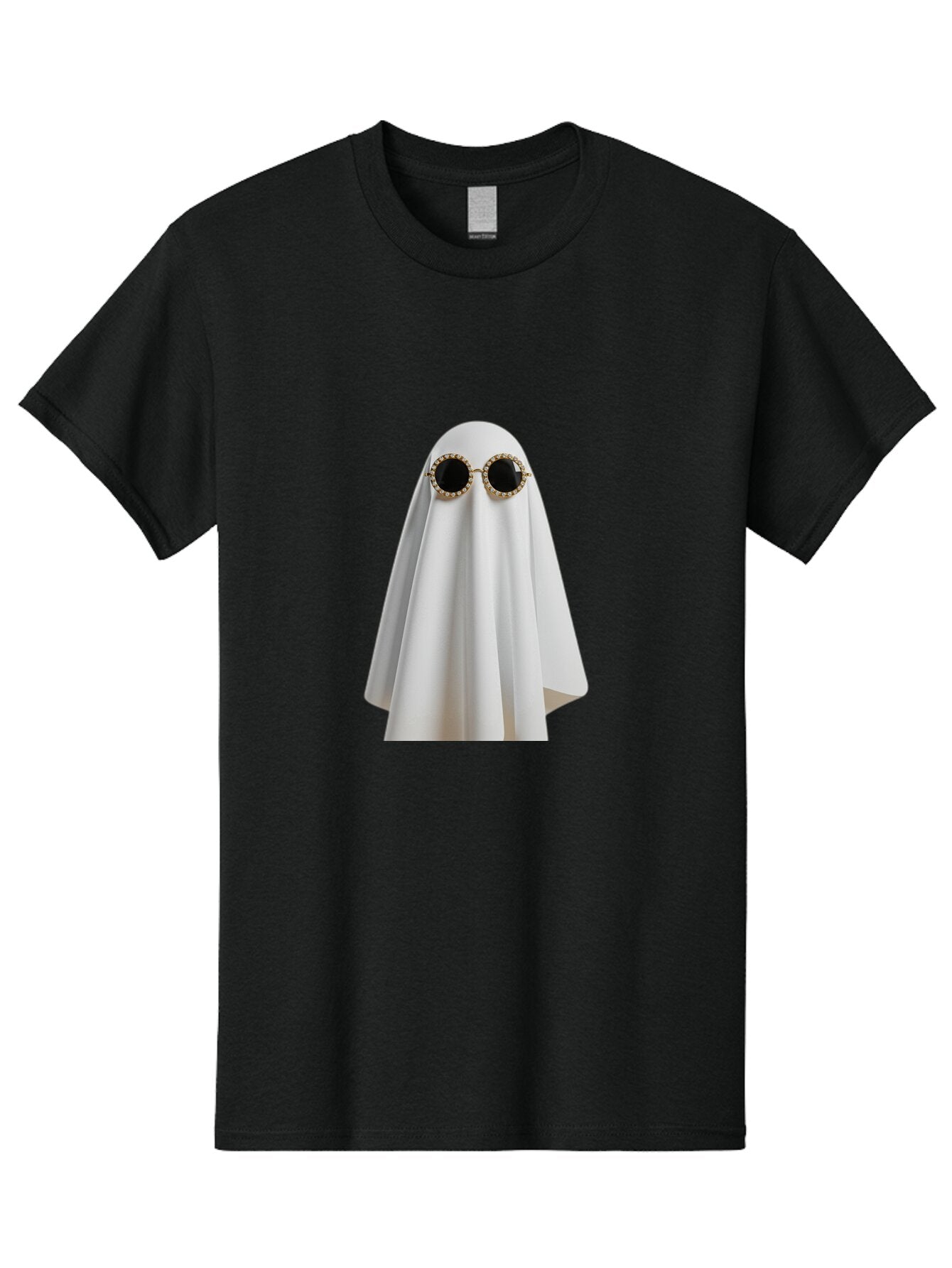 Ghost-Sunglasses-2 Men'S Graphic Tee, 100% Cotton, Comfortable Casual Summer Wear, Machine Washable, Vintage Camera, Old Camera, Antique Camera, Black Camera, Classic Photography, Photography Equipment, Nostalgic Device, Film Camera, Bam529 14