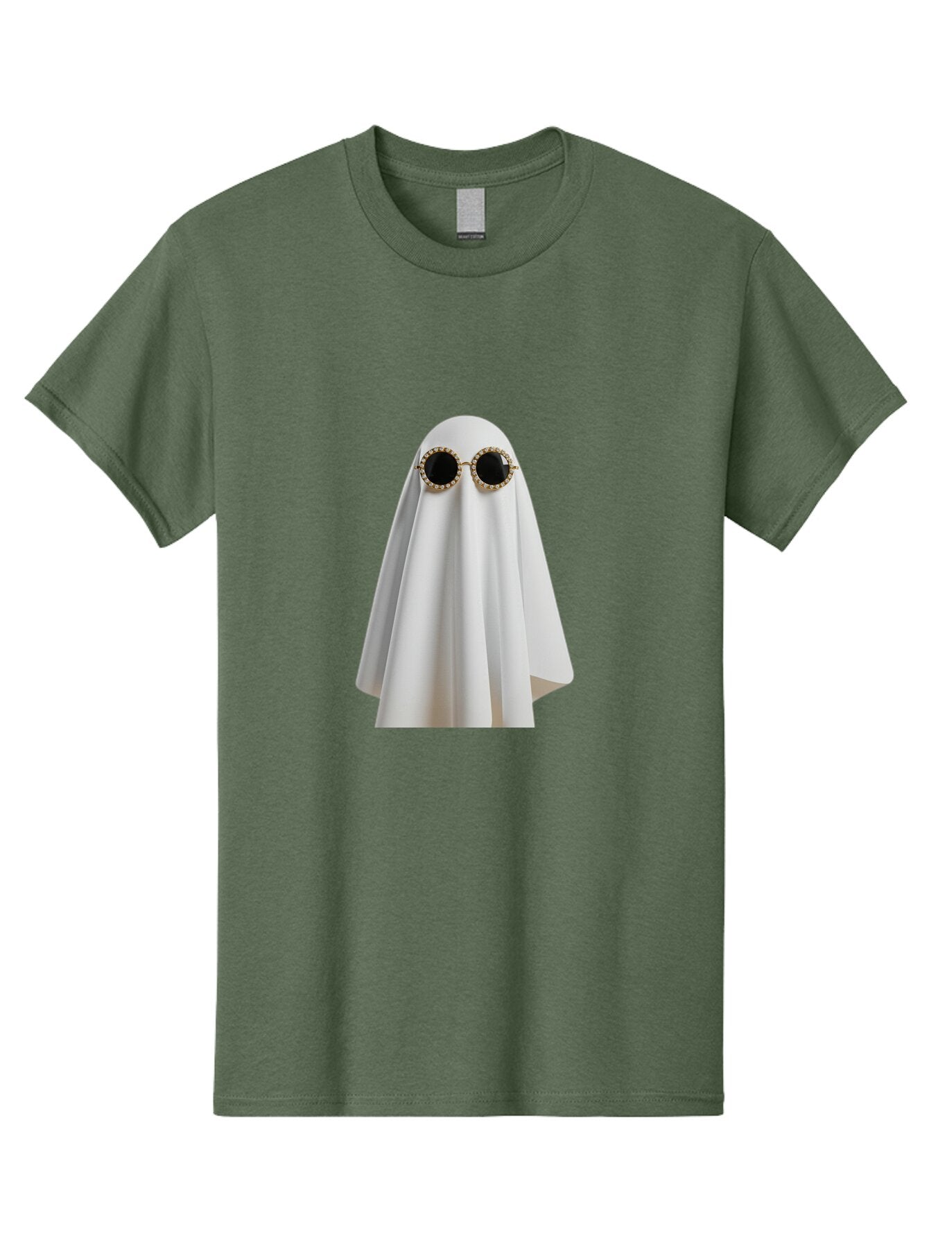 Ghost-Sunglasses-2 Men'S Graphic Tee, 100% Cotton, Comfortable Casual Summer Wear, Machine Washable, Vintage Camera, Old Camera, Antique Camera, Black Camera, Classic Photography, Photography Equipment, Nostalgic Device, Film Camera, Bam529 5