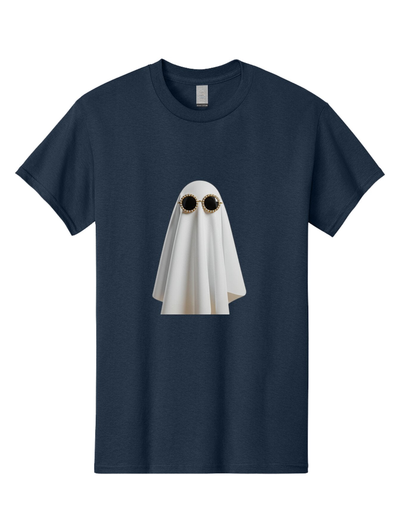 Ghost-Sunglasses-2 Men'S Graphic Tee, 100% Cotton, Comfortable Casual Summer Wear, Machine Washable, Vintage Camera, Old Camera, Antique Camera, Black Camera, Classic Photography, Photography Equipment, Nostalgic Device, Film Camera, Bam529 15