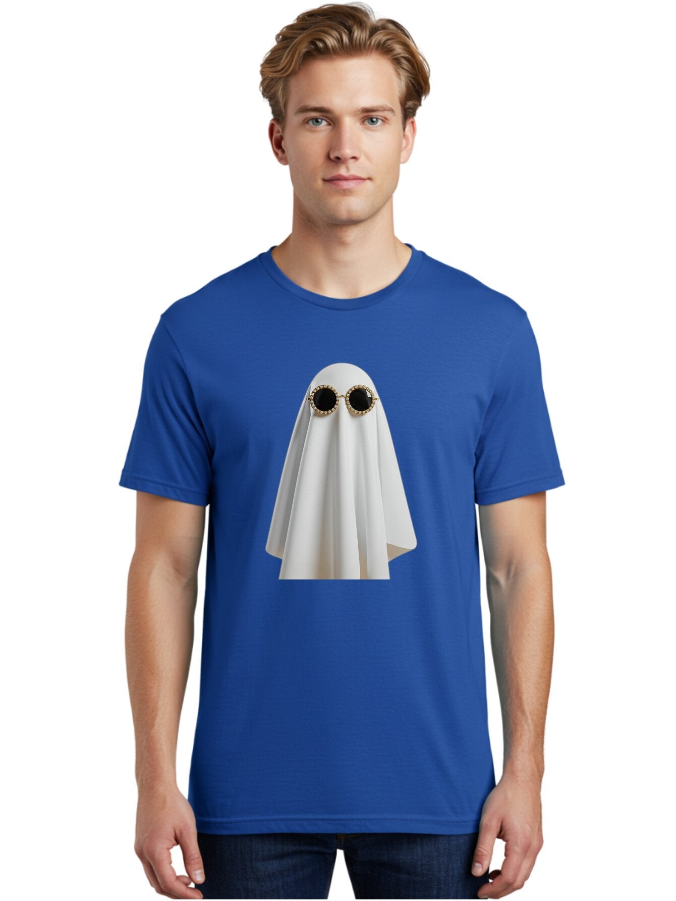 Ghost-Sunglasses-2 Men'S Graphic Tee, 100% Cotton, Comfortable Casual Summer Wear, Machine Washable, Vintage Camera, Old Camera, Antique Camera, Black Camera, Classic Photography, Photography Equipment, Nostalgic Device, Film Camera, Bam529 20
