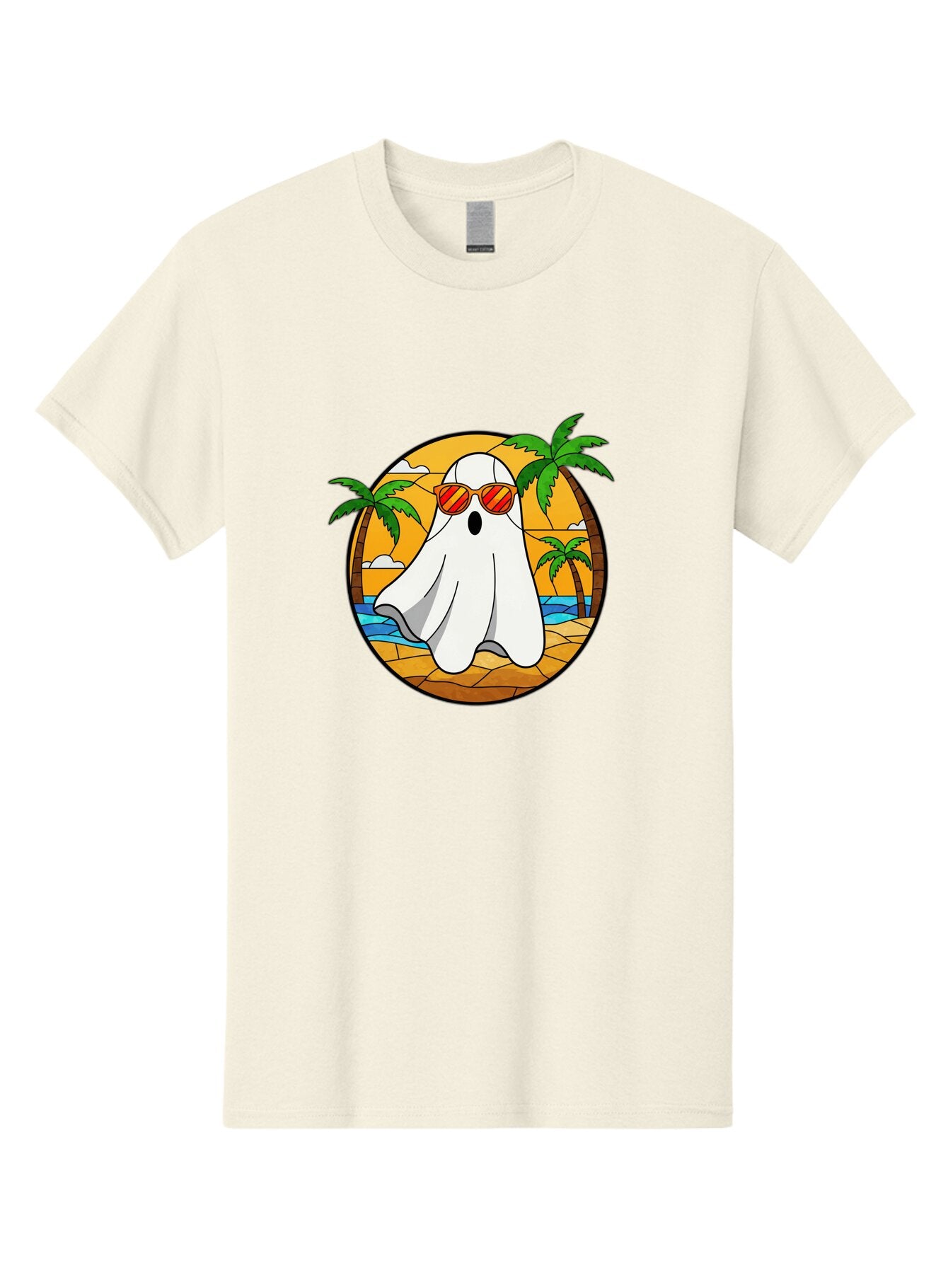Ghost-Sunglasses-Beach Men'S Graphic Tee, 100% Cotton, Comfortable Casual Summer Wear, Machine Washable, Vintage Camera, Old Camera, Antique Camera, Black Camera, Classic Photography, Photography Equipment, Nostalgic Device, Film Camera, Bam530 13