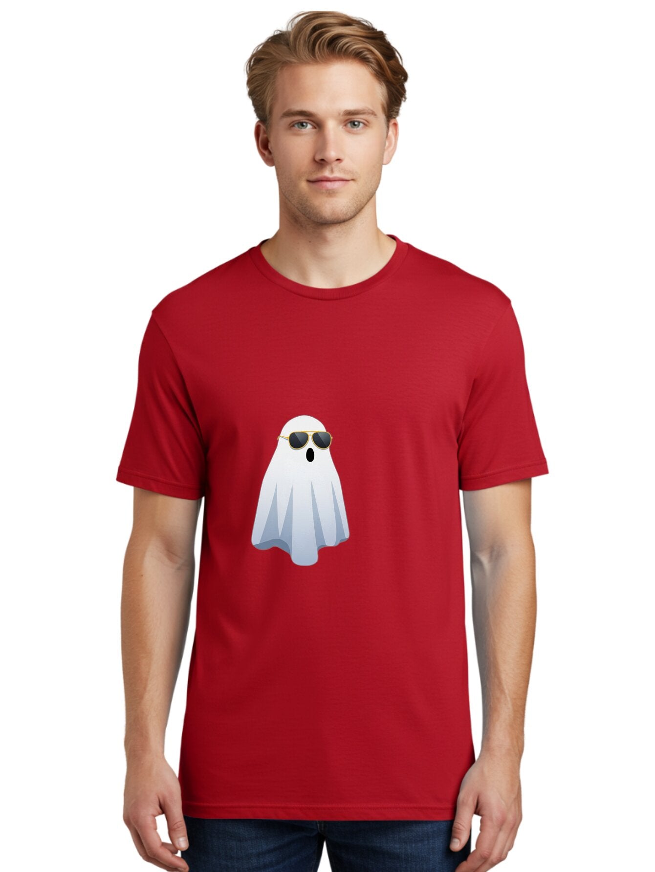 Ghost-Sunglasses Men'S Graphic Tee, 100% Cotton, Comfortable Casual Summer Wear, Machine Washable, Vintage Camera, Old Camera, Antique Camera, Black Camera, Classic Photography, Photography Equipment, Nostalgic Device, Film Camera, Camera Art Bam531 22