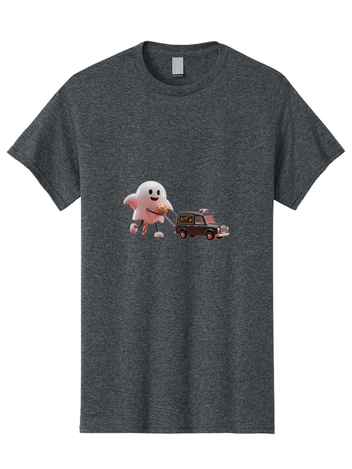 Ghost-Towing-Hearse Men'S Graphic Tee, 100% Cotton, Comfortable Casual Summer Wear, Machine Washable, Vintage Camera, Old Camera, Antique Camera, Black Camera, Classic Photography, Photography Equipment, Nostalgic Device, Film Camera, Bam532 3