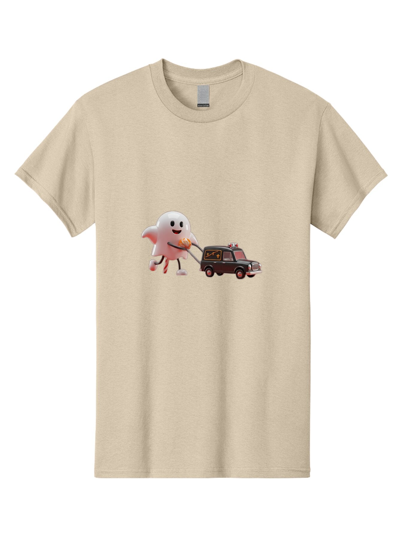 Ghost-Towing-Hearse Men'S Graphic Tee, 100% Cotton, Comfortable Casual Summer Wear, Machine Washable, Vintage Camera, Old Camera, Antique Camera, Black Camera, Classic Photography, Photography Equipment, Nostalgic Device, Film Camera, Bam532 4