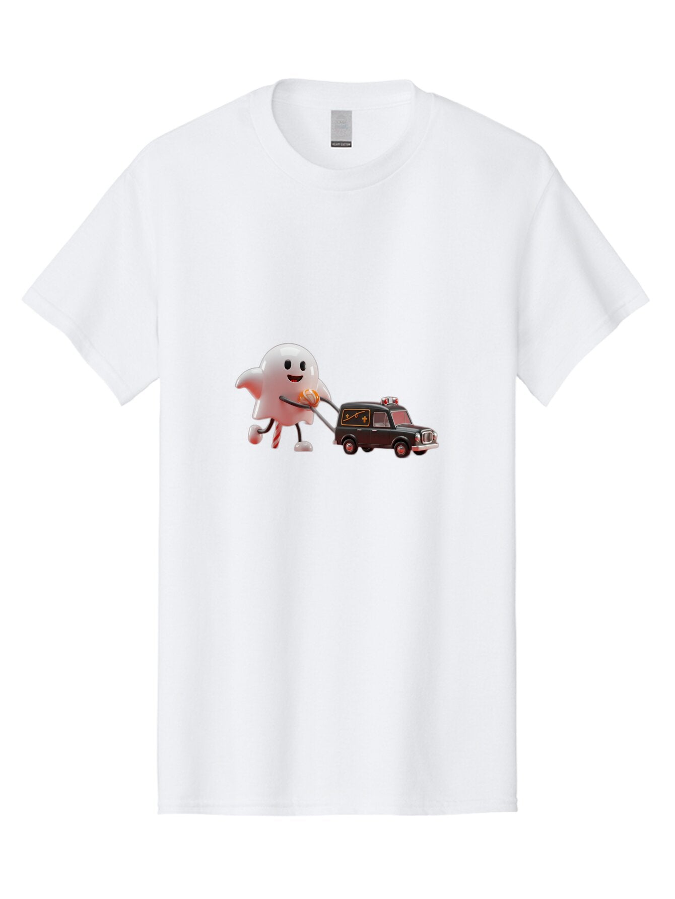 Ghost-Towing-Hearse Men'S Graphic Tee, 100% Cotton, Comfortable Casual Summer Wear, Machine Washable, Vintage Camera, Old Camera, Antique Camera, Black Camera, Classic Photography, Photography Equipment, Nostalgic Device, Film Camera, Bam532 5