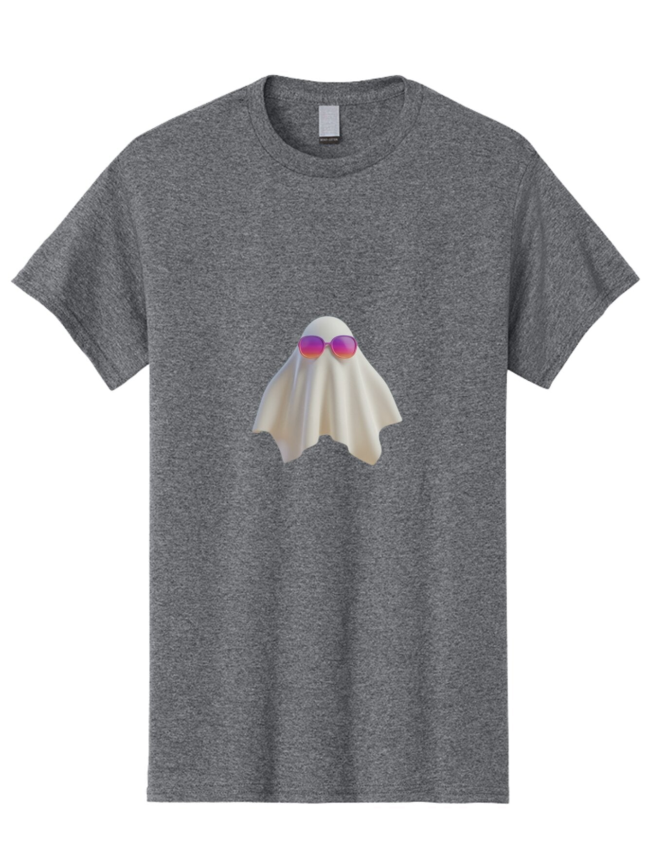 Ghost-Wearing-Sunglasses Men'S Graphic Tee, 100% Cotton, Comfortable Casual Summer Wear, Machine Washable, Vintage Camera, Old Camera, Antique Camera, Black Camera, Classic Photography, Photography Equipment, Nostalgic Device, Film Camera, Bam533 10