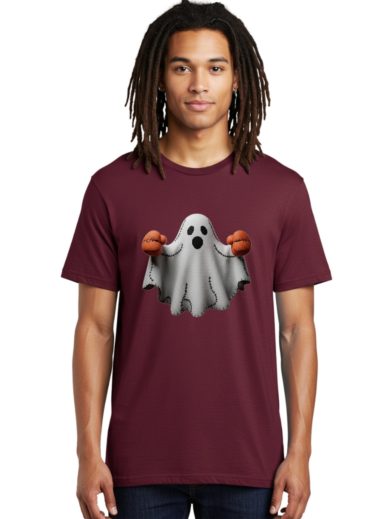 Ghost-With-Boxing-Gloves Men'S Graphic Tee, 100% Cotton, Comfortable Casual Summer Wear, Machine Washable, Vintage Camera, Old Camera, Antique Camera, Black Camera, Classic Photography, Photography Equipment, Nostalgic Device, Film Camera, Bam534 24