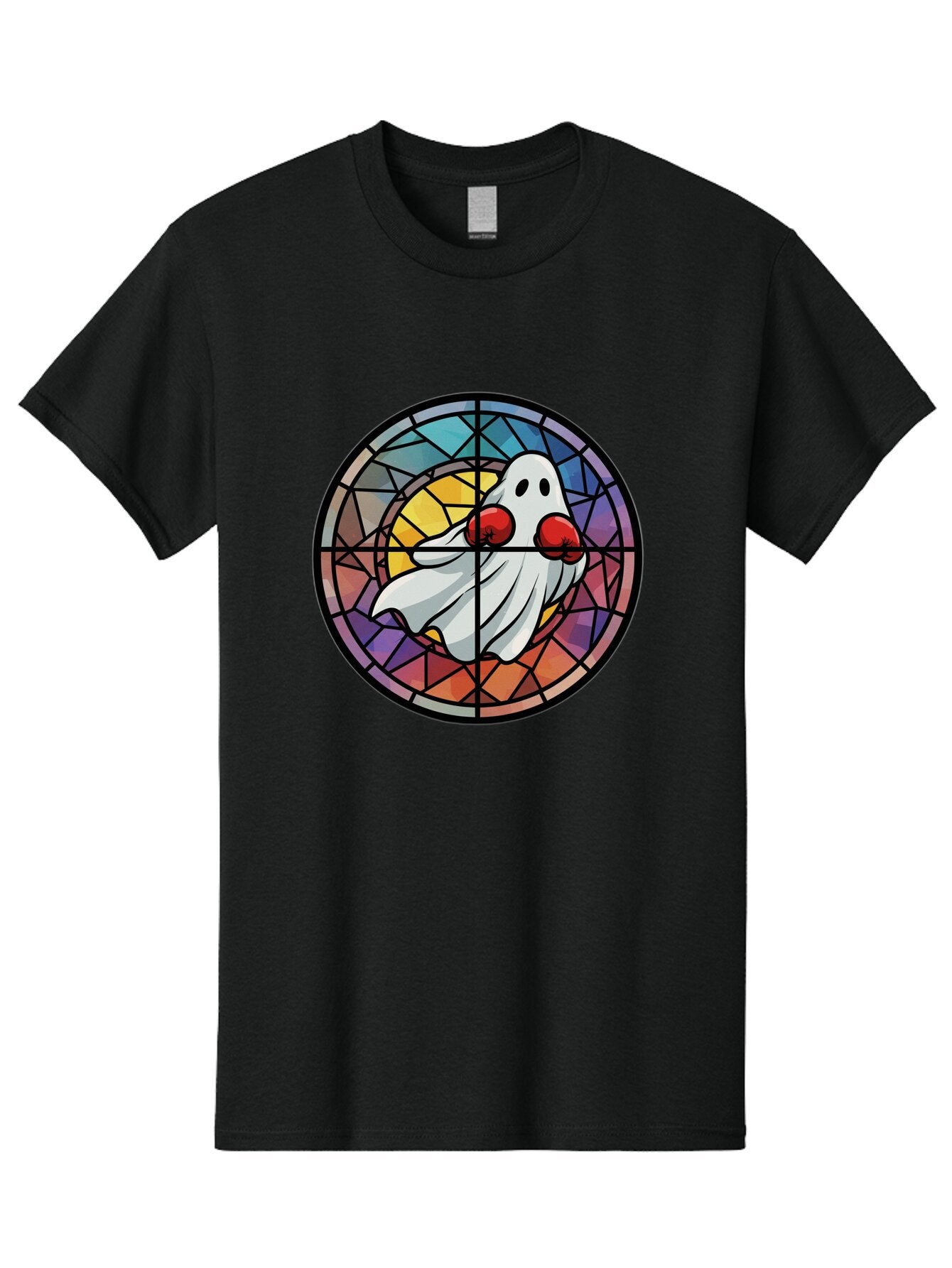 Ghost-With-Red-Circles Men'S Graphic Tee, 100% Cotton, Comfortable Casual Summer Wear, Machine Washable, Vintage Camera, Old Camera, Antique Camera, Black Camera, Classic Photography, Photography Equipment, Nostalgic Device, Film Camera, Bam535 8