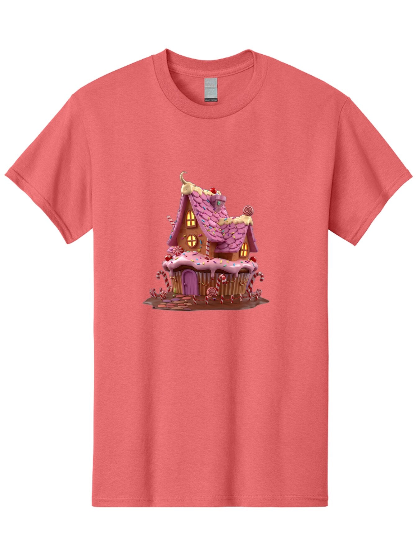 Gingerbread-House-Cupcake-1 Men'S Graphic Tee, 100% Cotton, Comfortable Casual Summer Wear, Machine Washable, Vintage Camera, Old Camera, Antique Camera, Black Camera, Classic Photography, Photography Equipment, Nostalgic Device, Film Camera, Bam538 7