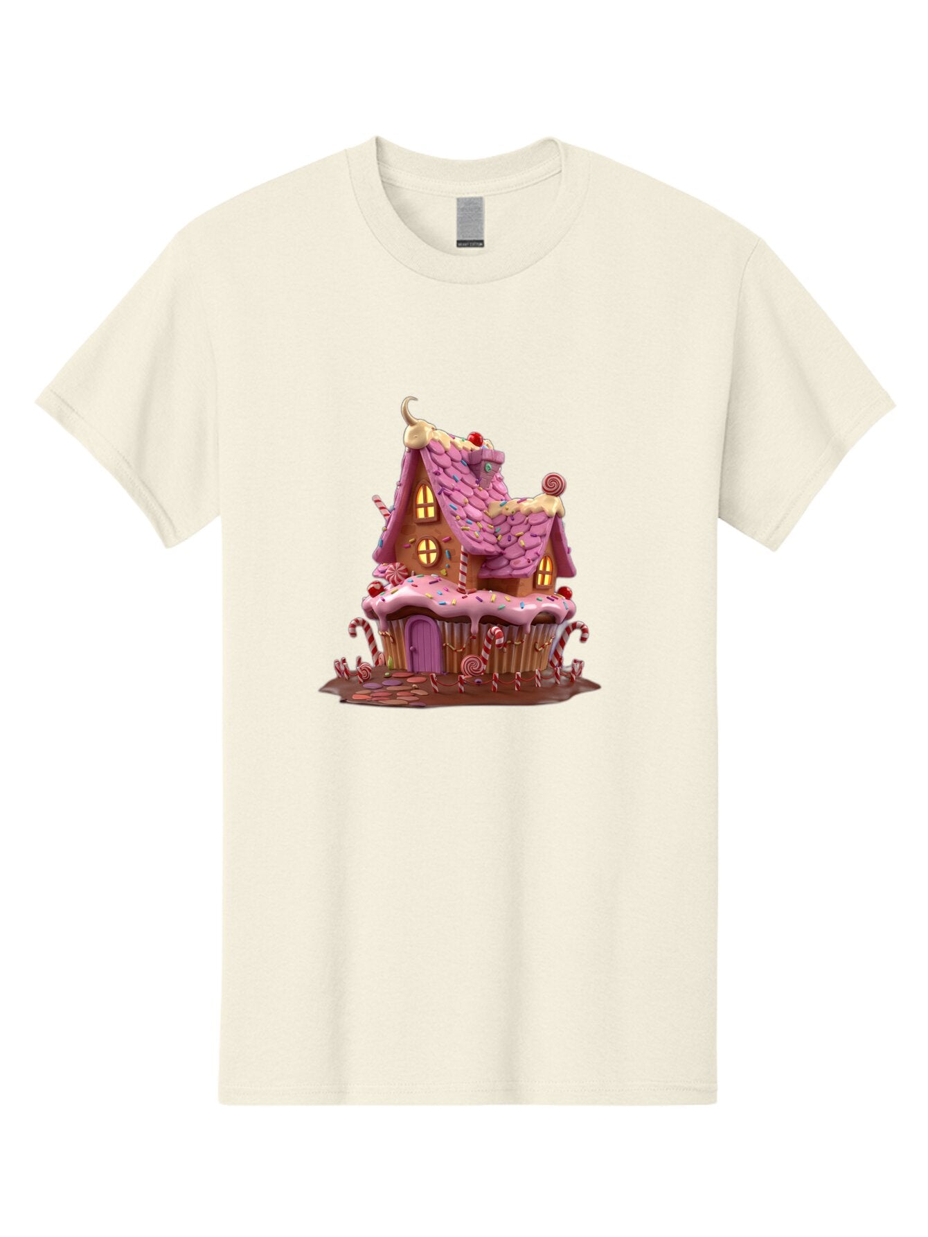 Gingerbread-House-Cupcake-1 Men'S Graphic Tee, 100% Cotton, Comfortable Casual Summer Wear, Machine Washable, Vintage Camera, Old Camera, Antique Camera, Black Camera, Classic Photography, Photography Equipment, Nostalgic Device, Film Camera, Bam538 8