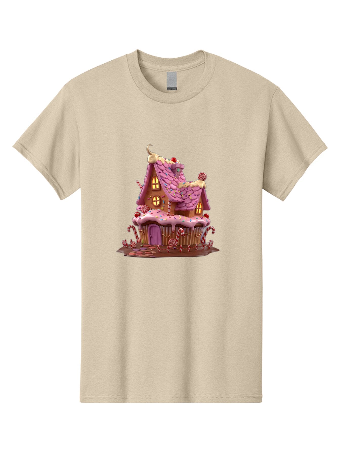 Gingerbread-House-Cupcake-1 Men'S Graphic Tee, 100% Cotton, Comfortable Casual Summer Wear, Machine Washable, Vintage Camera, Old Camera, Antique Camera, Black Camera, Classic Photography, Photography Equipment, Nostalgic Device, Film Camera, Bam538 14