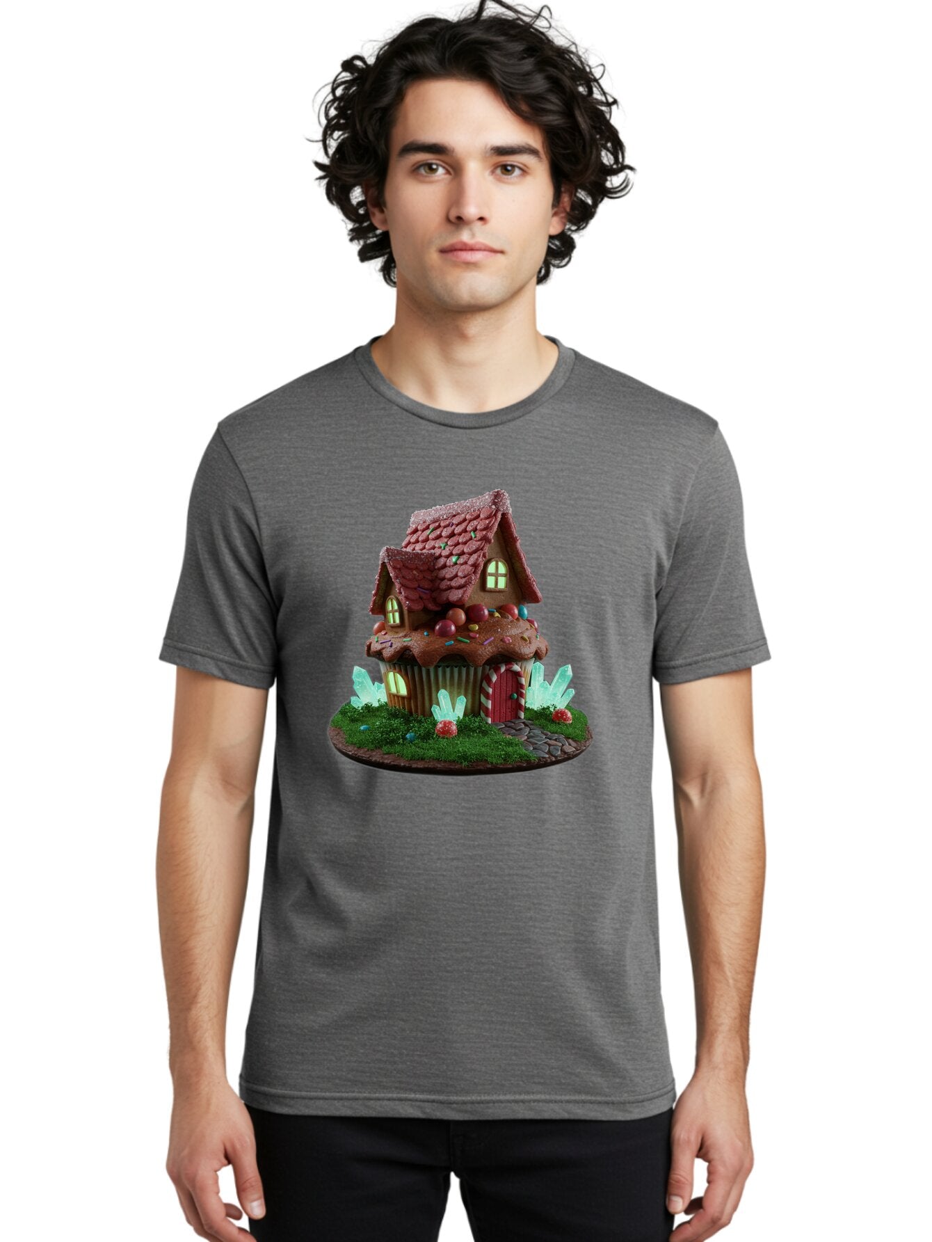 Gingerbread-House-Cupcake Men'S Graphic Tee, 100% Cotton, Comfortable Casual Summer Wear, Machine Washable, Vintage Camera, Old Camera, Antique Camera, Black Camera, Classic Photography, Photography Equipment, Nostalgic Device, Film Camera, Bam539 27
