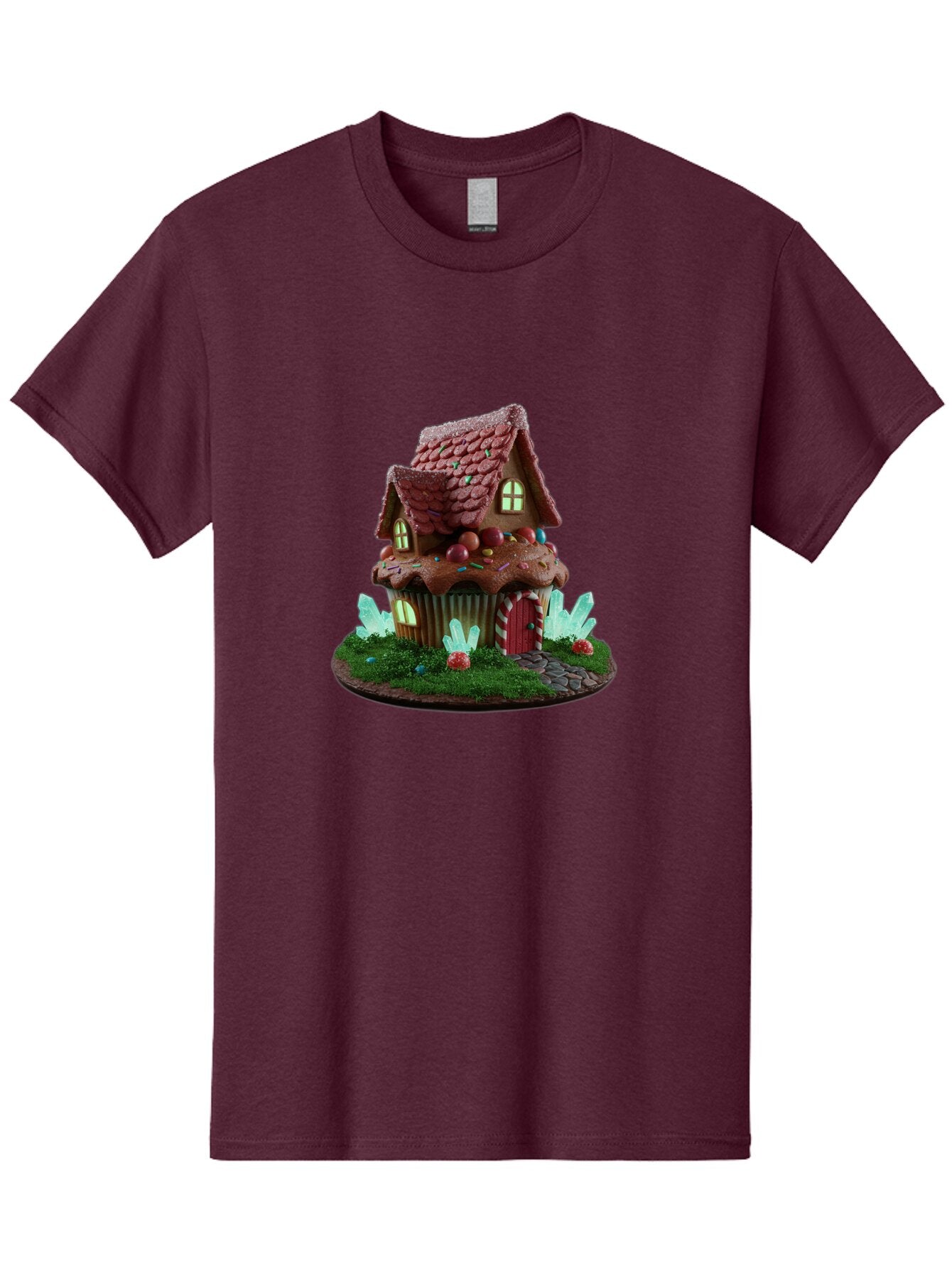 Gingerbread-House-Cupcake Men'S Graphic Tee, 100% Cotton, Comfortable Casual Summer Wear, Machine Washable, Vintage Camera, Old Camera, Antique Camera, Black Camera, Classic Photography, Photography Equipment, Nostalgic Device, Film Camera, Bam539