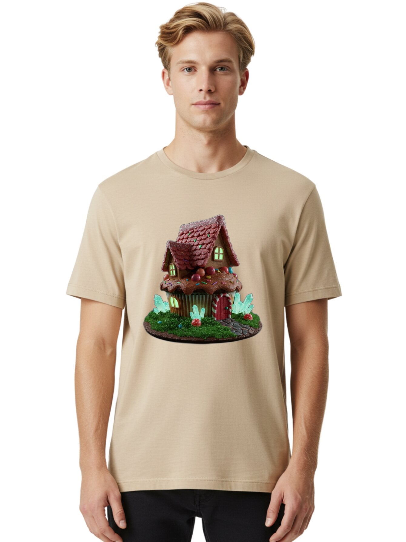 Gingerbread-House-Cupcake Men'S Graphic Tee, 100% Cotton, Comfortable Casual Summer Wear, Machine Washable, Vintage Camera, Old Camera, Antique Camera, Black Camera, Classic Photography, Photography Equipment, Nostalgic Device, Film Camera, Bam539 22
