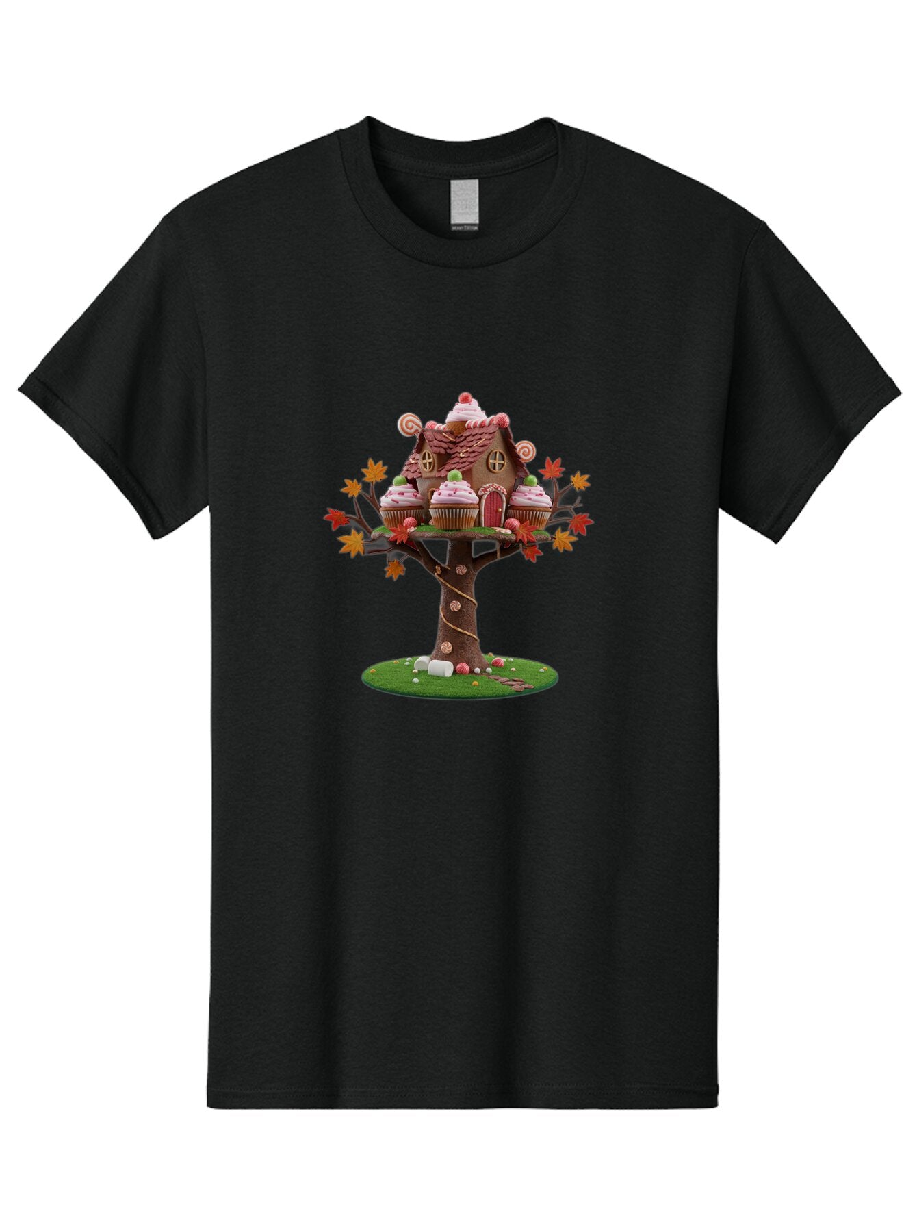 Gingerbread-House-Tree Men'S Graphic Tee, 100% Cotton, Comfortable Casual Summer Wear, Machine Washable, Vintage Camera, Old Camera, Antique Camera, Black Camera, Classic Photography, Photography Equipment, Nostalgic Device, Film Camera, Bam540 9