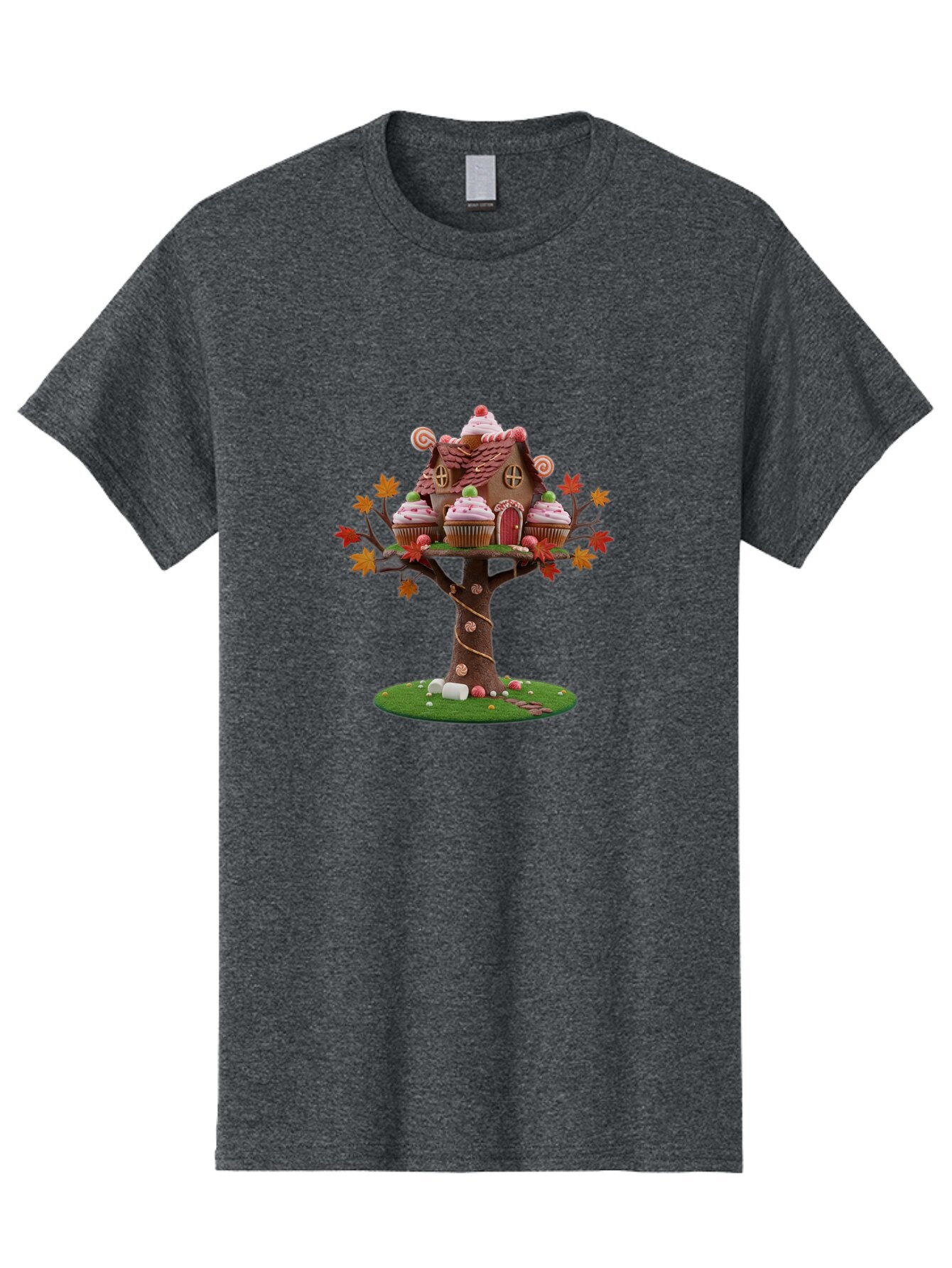 Gingerbread-House-Tree Men'S Graphic Tee, 100% Cotton, Comfortable Casual Summer Wear, Machine Washable, Vintage Camera, Old Camera, Antique Camera, Black Camera, Classic Photography, Photography Equipment, Nostalgic Device, Film Camera, Bam540