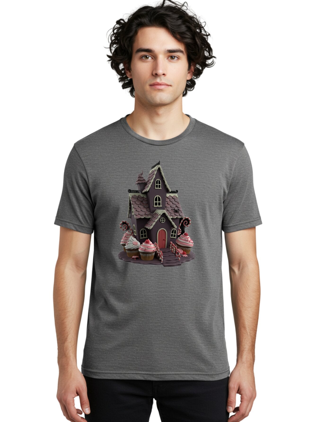 Gingerbread-House Men'S Graphic Tee, 100% Cotton, Comfortable Casual Summer Wear, Machine Washable, Vintage Camera, Old Camera, Antique Camera, Black Camera, Classic Photography, Photography Equipment, Nostalgic Device, Film Camera, Camera Art Bam541 24