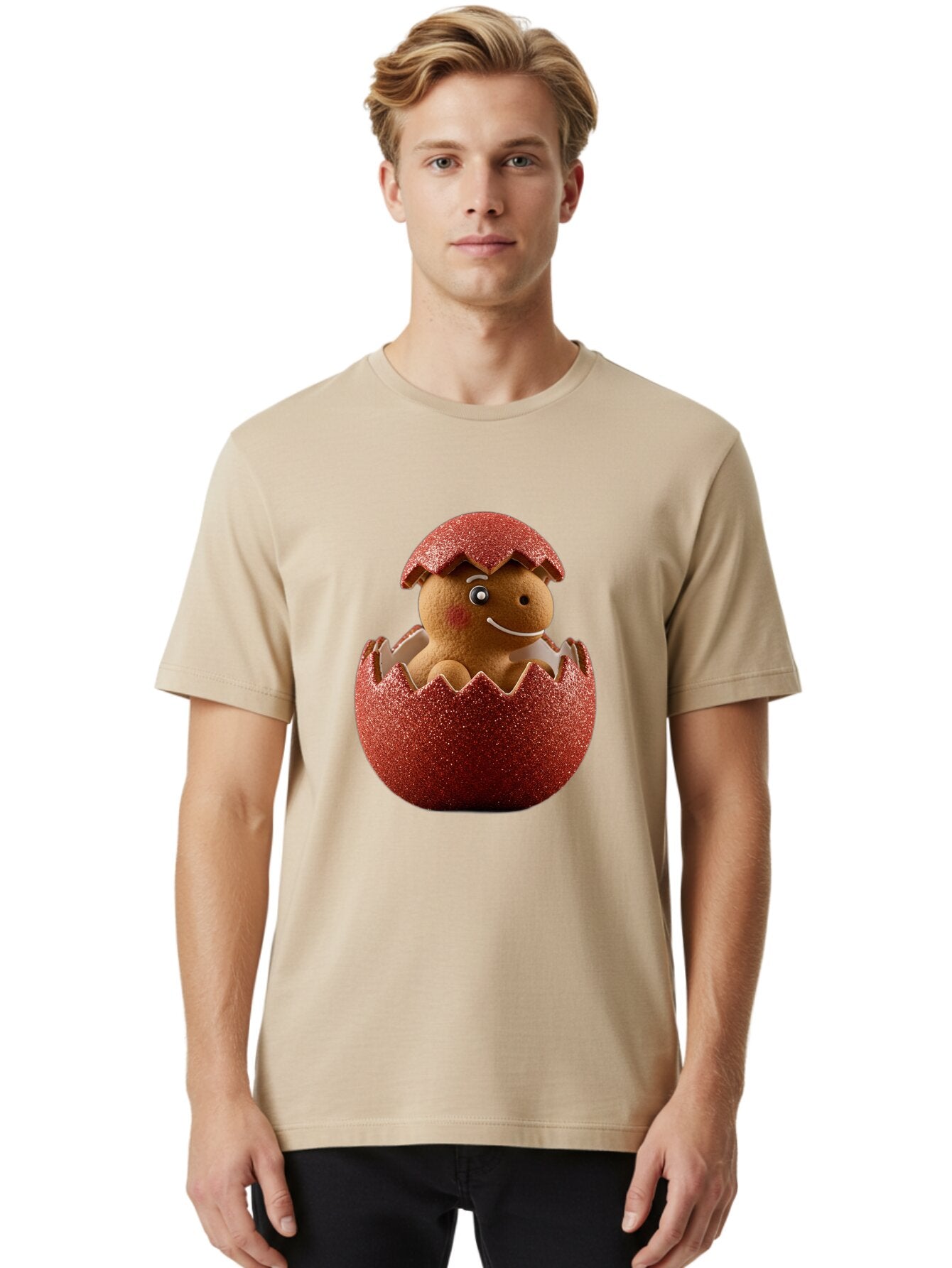Gingerbread-Man-Hatching Men'S Graphic Tee, 100% Cotton, Comfortable Casual Summer Wear, Machine Washable, Vintage Camera, Old Camera, Antique Camera, Black Camera, Classic Photography, Photography Equipment, Nostalgic Device, Film Camera, Bam542 19