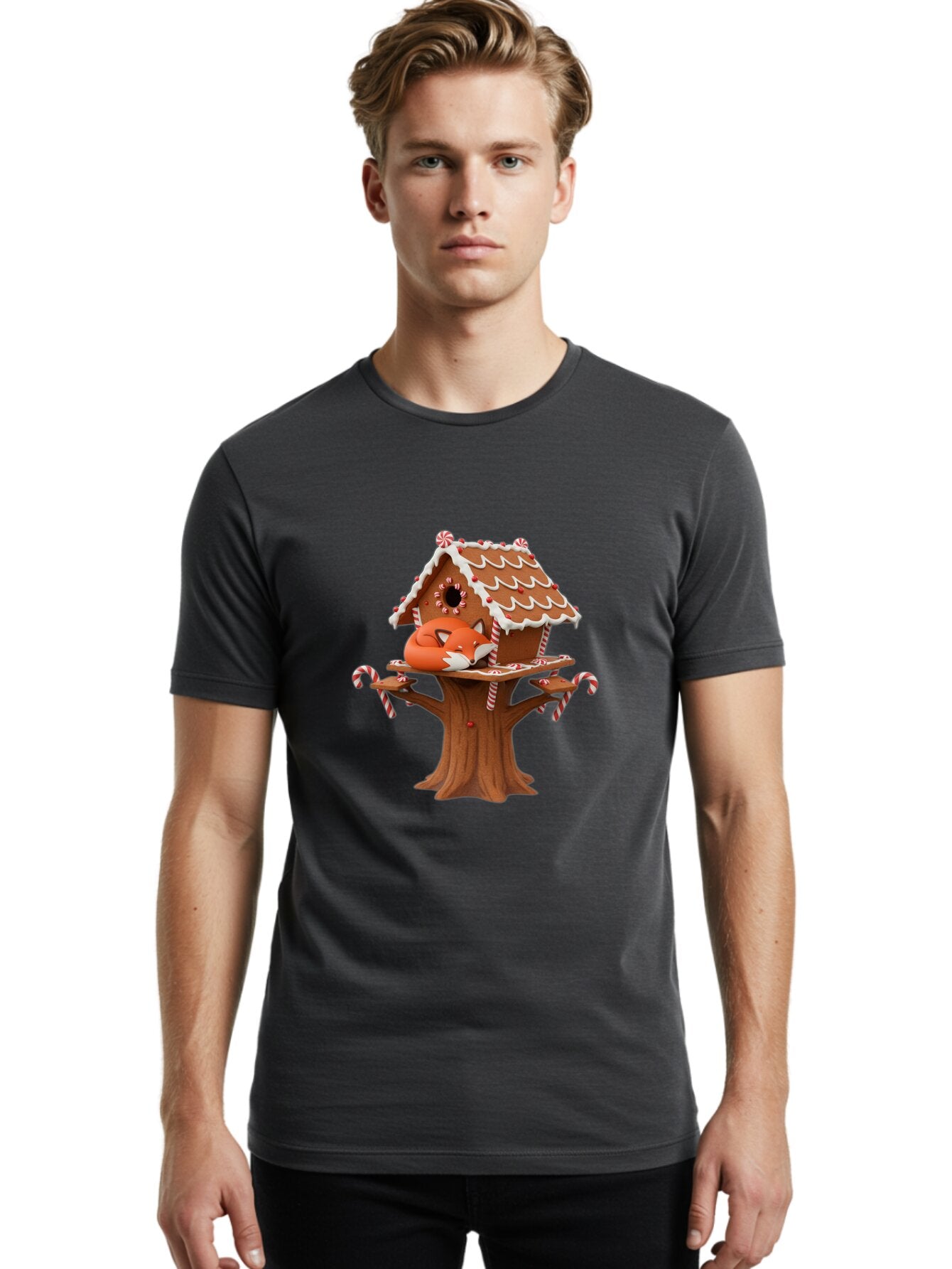 Gingerbread-Treehouse Men'S Graphic Tee, 100% Cotton, Comfortable Casual Summer Wear, Machine Washable, Vintage Camera, Old Camera, Antique Camera, Black Camera, Classic Photography, Photography Equipment, Nostalgic Device, Film Camera, Bam543 19