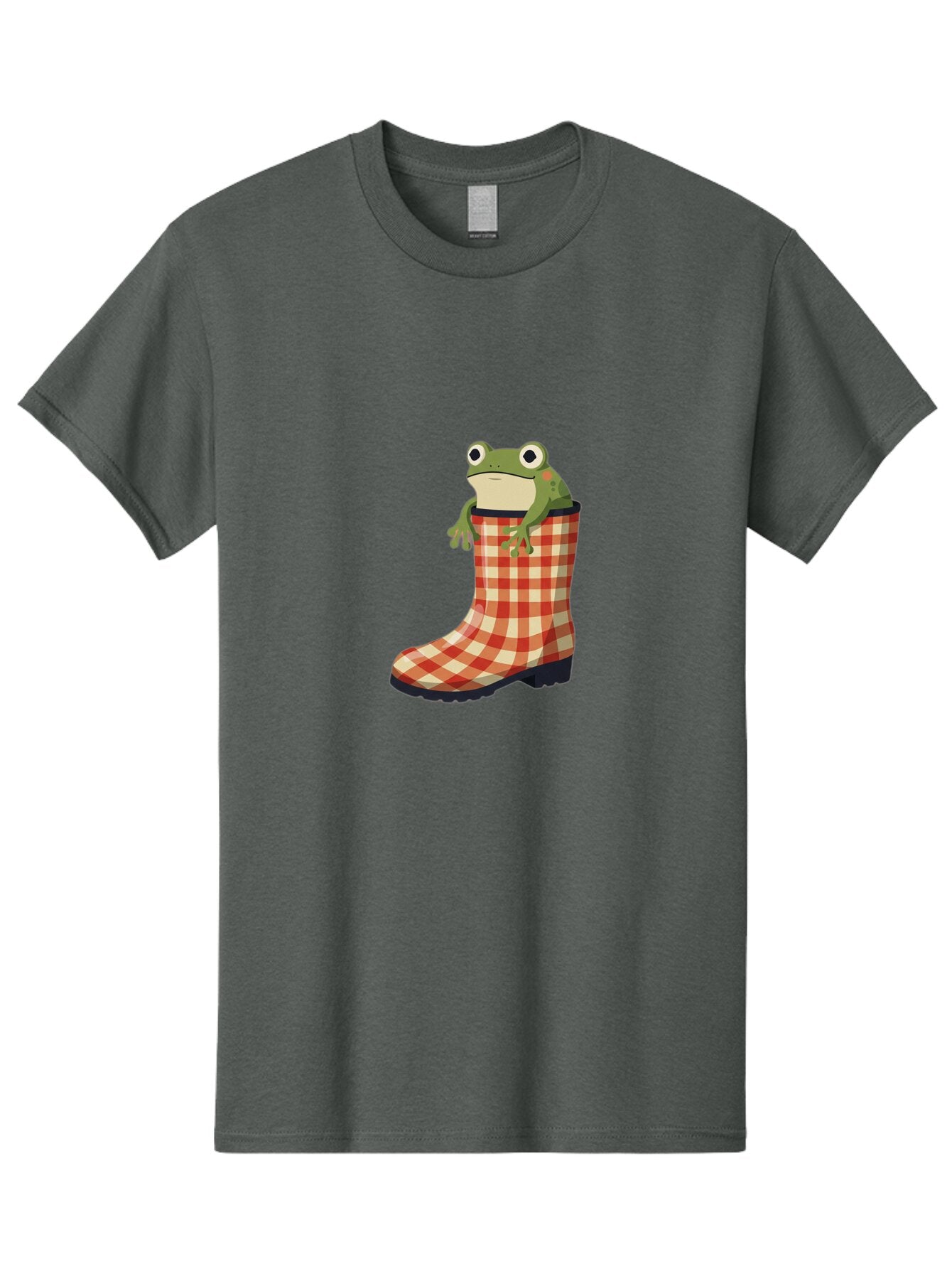 Gingham-Boot-Frog Men'S Graphic Tee, 100% Cotton, Comfortable Casual Summer Wear, Machine Washable, Vintage Camera, Old Camera, Antique Camera, Black Camera, Classic Photography, Photography Equipment, Nostalgic Device, Film Camera, Camera Art Bam544 8