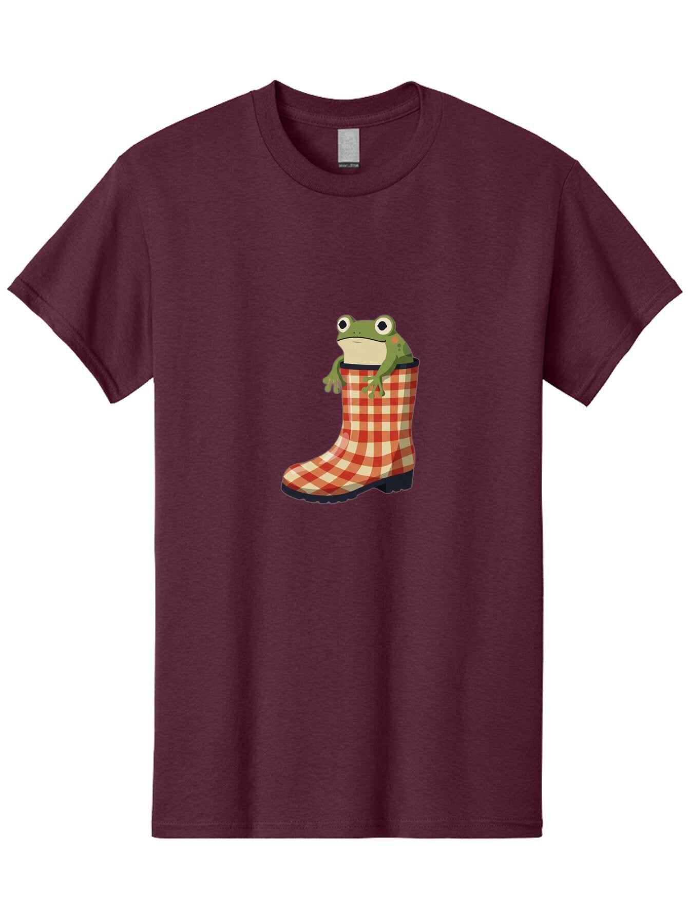 Gingham-Boot-Frog Men'S Graphic Tee, 100% Cotton, Comfortable Casual Summer Wear, Machine Washable, Vintage Camera, Old Camera, Antique Camera, Black Camera, Classic Photography, Photography Equipment, Nostalgic Device, Film Camera, Camera Art Bam544 6