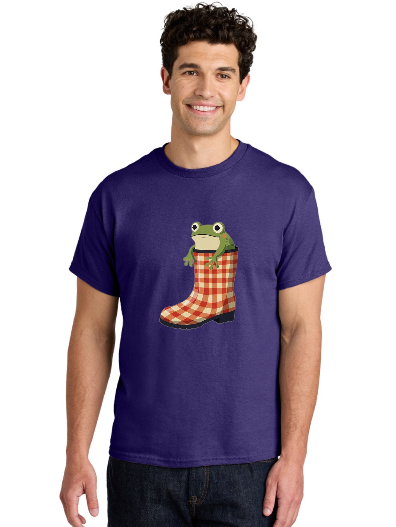Gingham-Boot-Frog Men'S Graphic Tee, 100% Cotton, Comfortable Casual Summer Wear, Machine Washable, Vintage Camera, Old Camera, Antique Camera, Black Camera, Classic Photography, Photography Equipment, Nostalgic Device, Film Camera, Camera Art Bam544 28