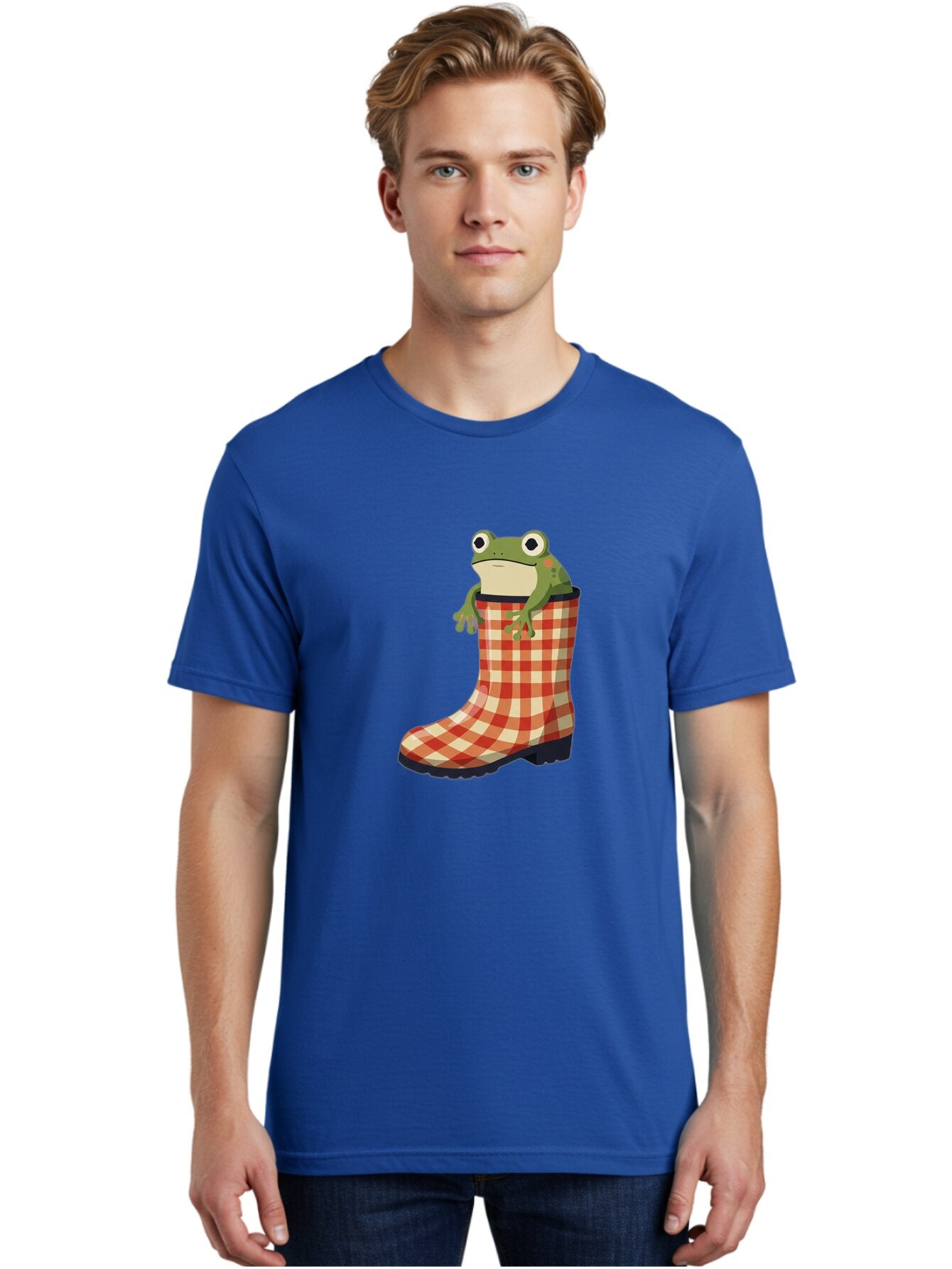 Gingham-Boot-Frog Men'S Graphic Tee, 100% Cotton, Comfortable Casual Summer Wear, Machine Washable, Vintage Camera, Old Camera, Antique Camera, Black Camera, Classic Photography, Photography Equipment, Nostalgic Device, Film Camera, Camera Art Bam544 27
