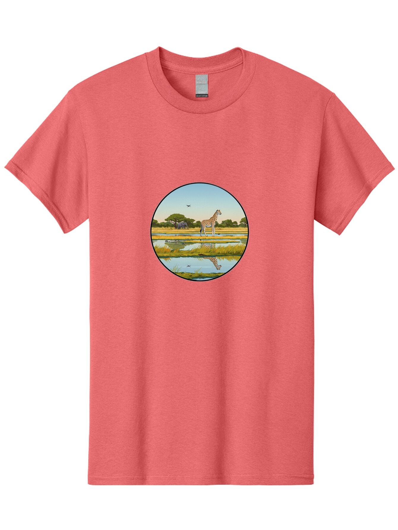 Giraffe-Scene Men'S Graphic Tee, 100% Cotton, Comfortable Casual Summer Wear, Machine Washable, Vintage Camera, Old Camera, Antique Camera, Black Camera, Classic Photography, Photography Equipment, Nostalgic Device, Film Camera, Camera Art Bam545 11